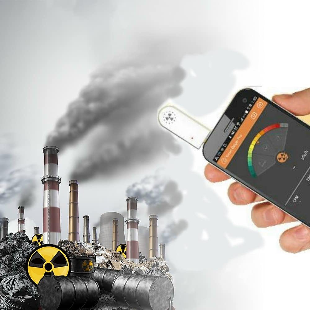 Smart Ft Lab Sensor Geigerzähler Strahlenmessgerät für Handy mit APP für Android, (1-St), Geigerzähler für Smartphone Strahlungsdetektor Strahlungsmessgerät
