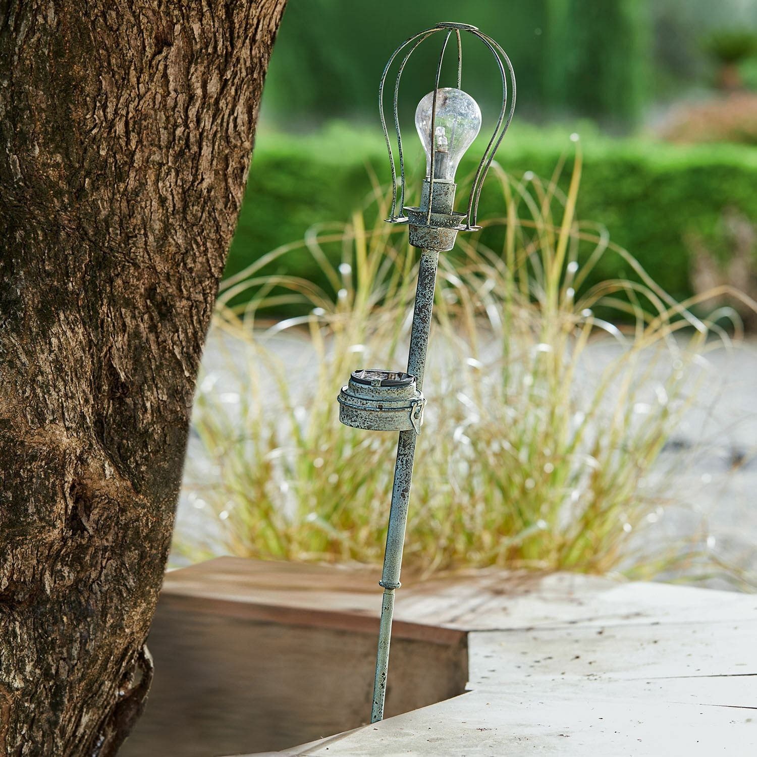 Mirabeau LED Laterne Solar-Laterne Darek antikgrün günstig online kaufen