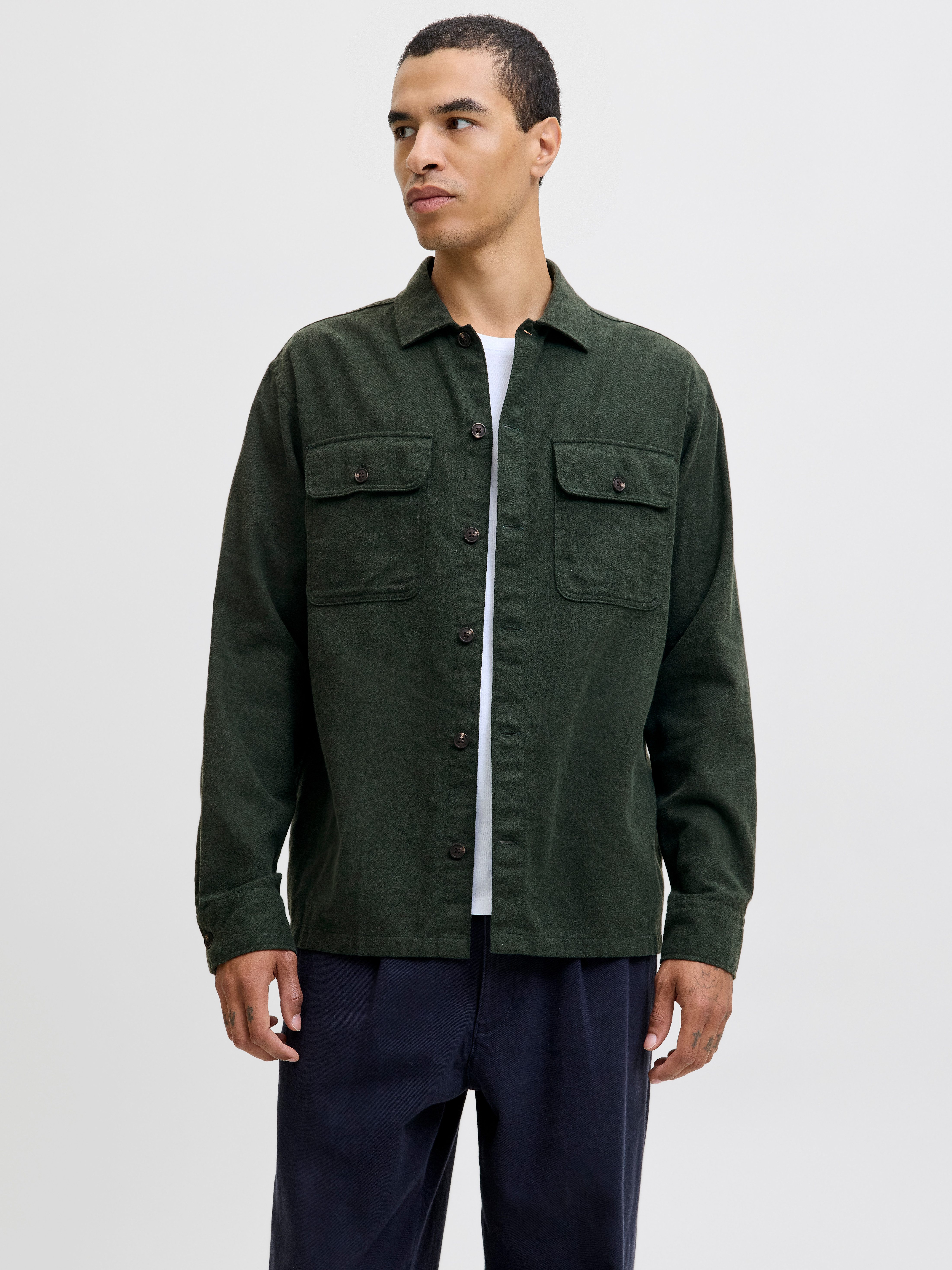 Jack & Jones Langarmhemd JJECHARGE OVERSHIRT LS NOOS günstig online kaufen