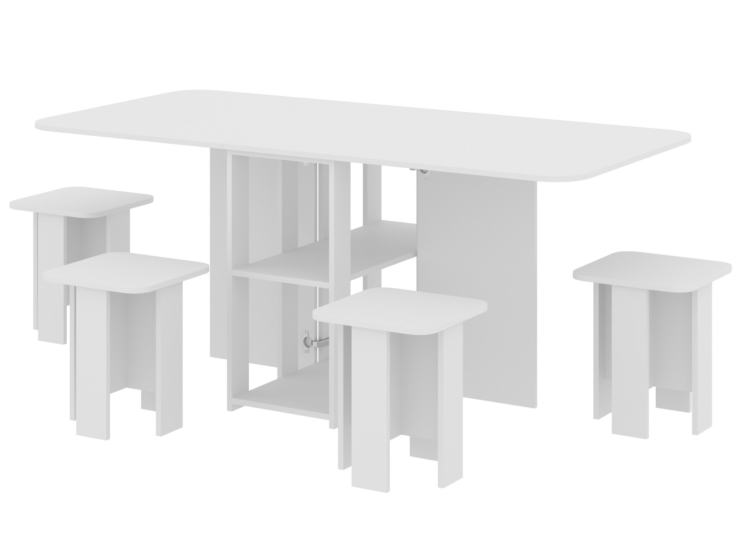 Rodnik Essgruppe Klapptisch-Hocker-Set 5 in 1, (Esstisch-Set, klappbar, 5-t günstig online kaufen