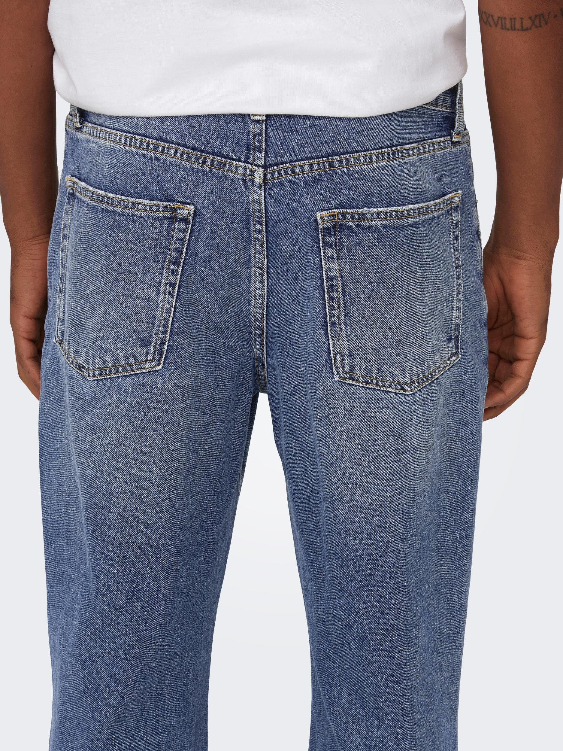 ONLY & SONS Loose-fit-Jeans ONSFADE LOOSE WB 6778 A14 DNM NOOS