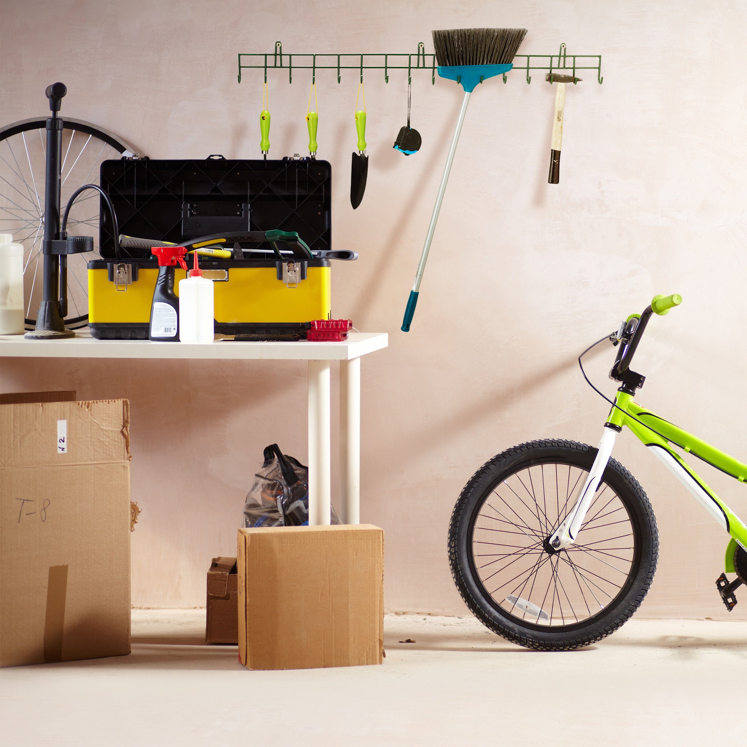 relaxdays Gartengerätehalter Gerätehalter für Gartengeräte günstig online kaufen