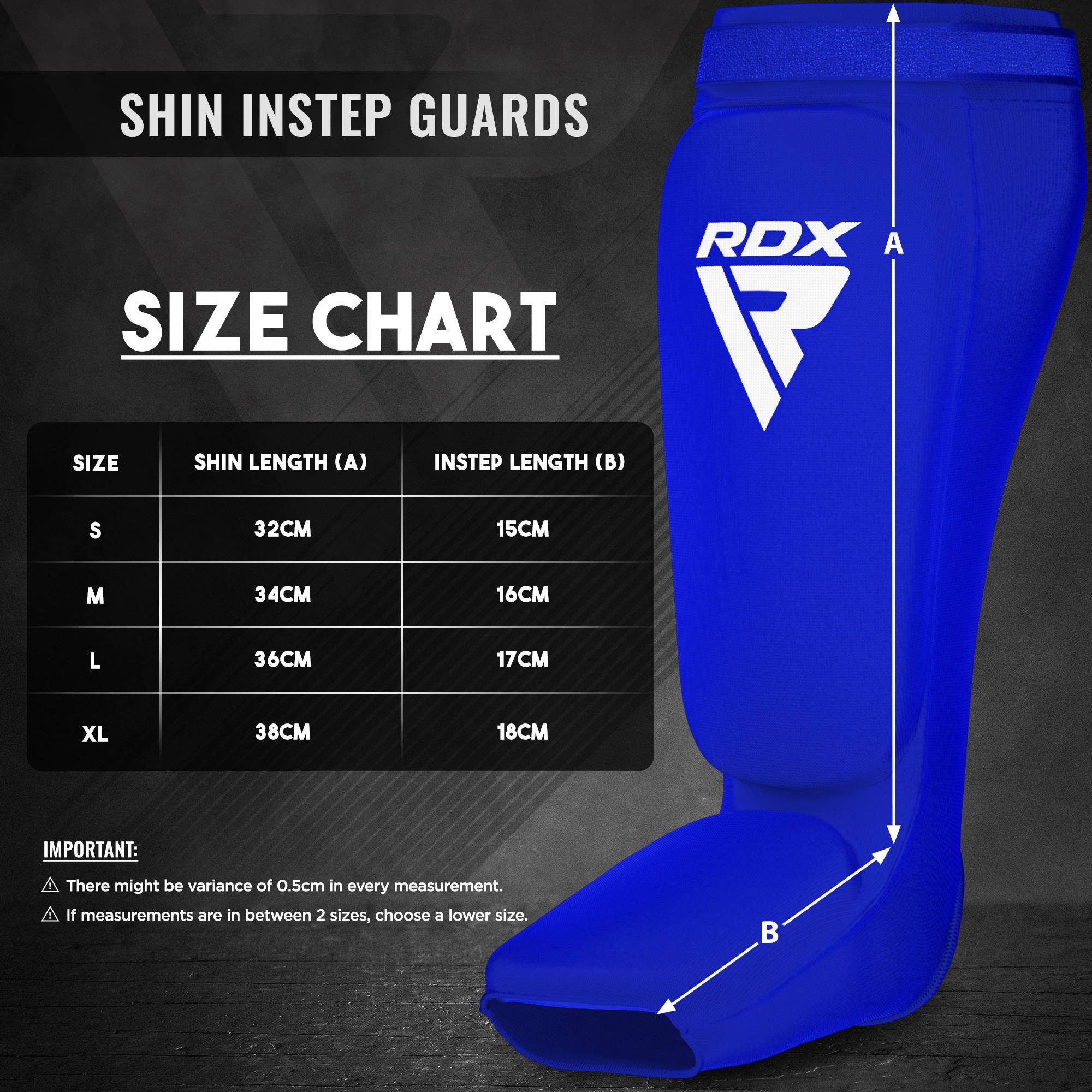 RDX Sports Kampfsport Schienbeinschoner RDX SIB Gepolsterte SchienbeinSchützenr Standard certified (2, Knee Protection), Adults