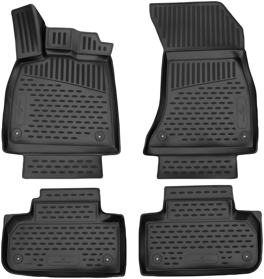 WALSER Passform-Fußmatten XTR (4 St), für Audi Q5 Geländewagen, für Audi Q5  05/2016 - Heute