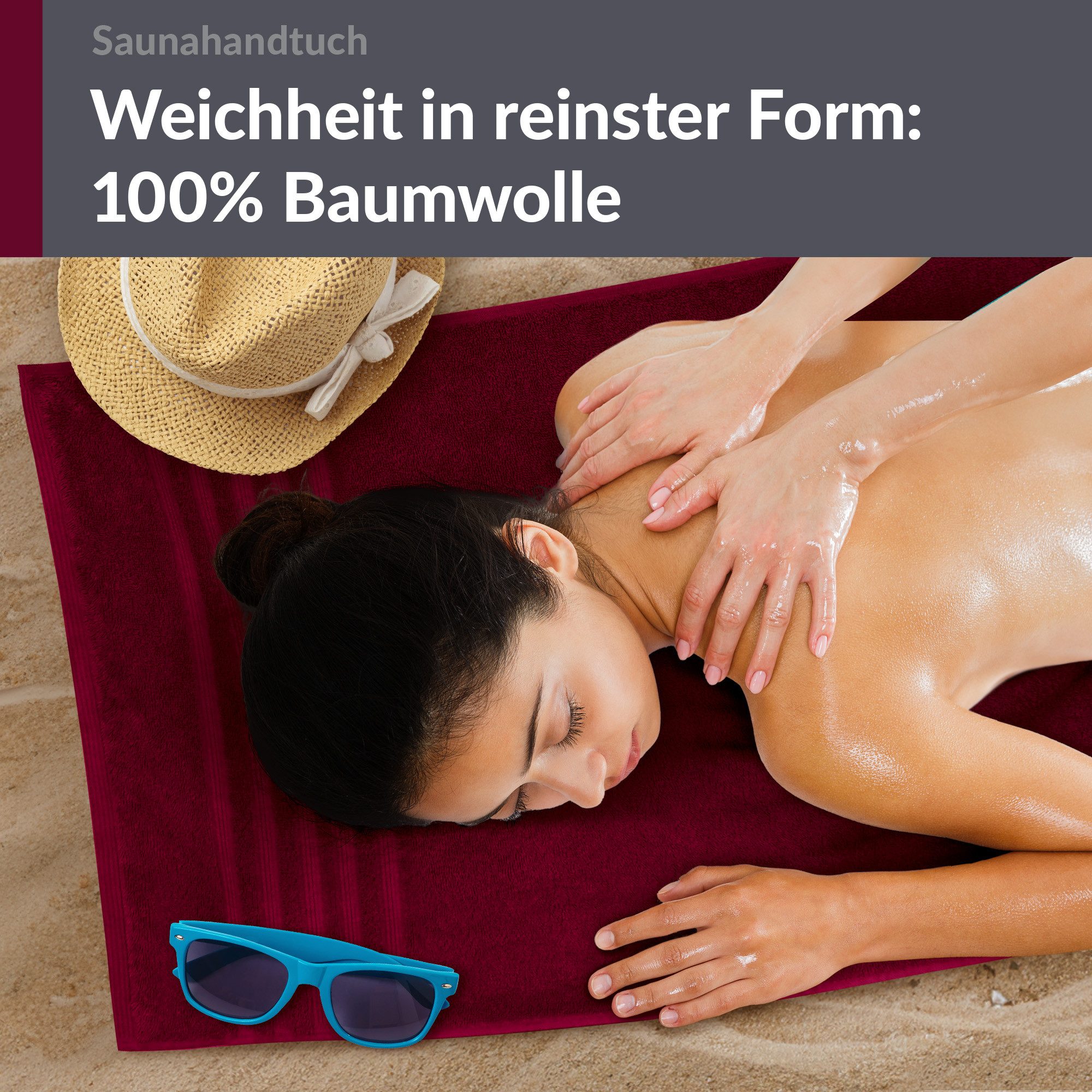 Lashuma Saunatuch XXL Handtuch London, Frottee (1-St), Badetuch Damen & Badehandtuch Herren 100x200 cm - Saunahandtuch 80x220