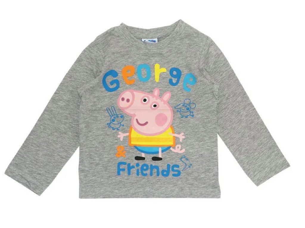 Peppa Pig Langarmshirt Peppa George in verschiedenen Farben und Größen