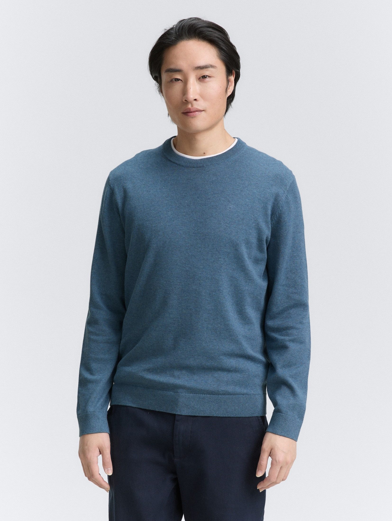 TOM TAILOR Strickpullover Basic Strickpullover aus günstig online kaufen