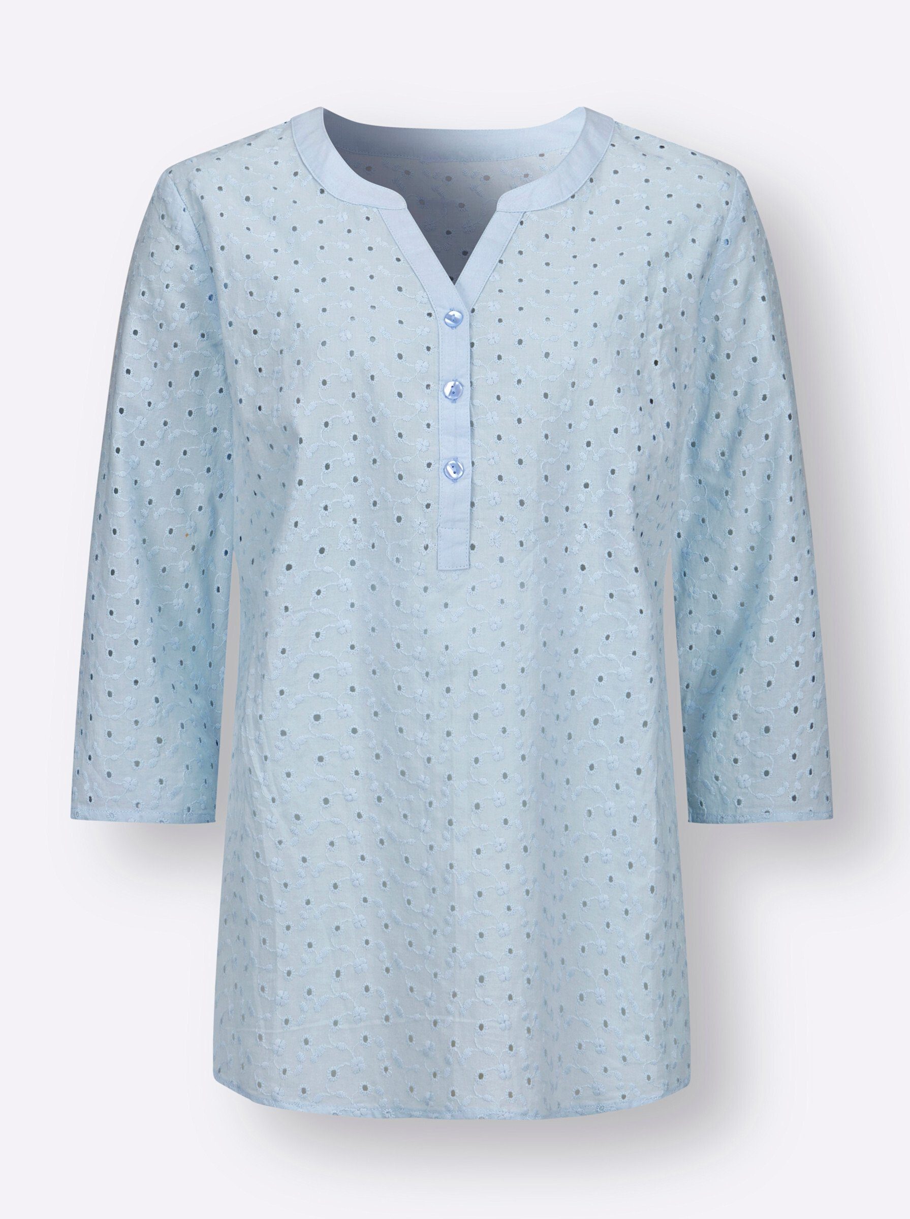 Sieh an! Klassische Bluse Schlupfbluse 3/4-Arm – Bild 4 von 4