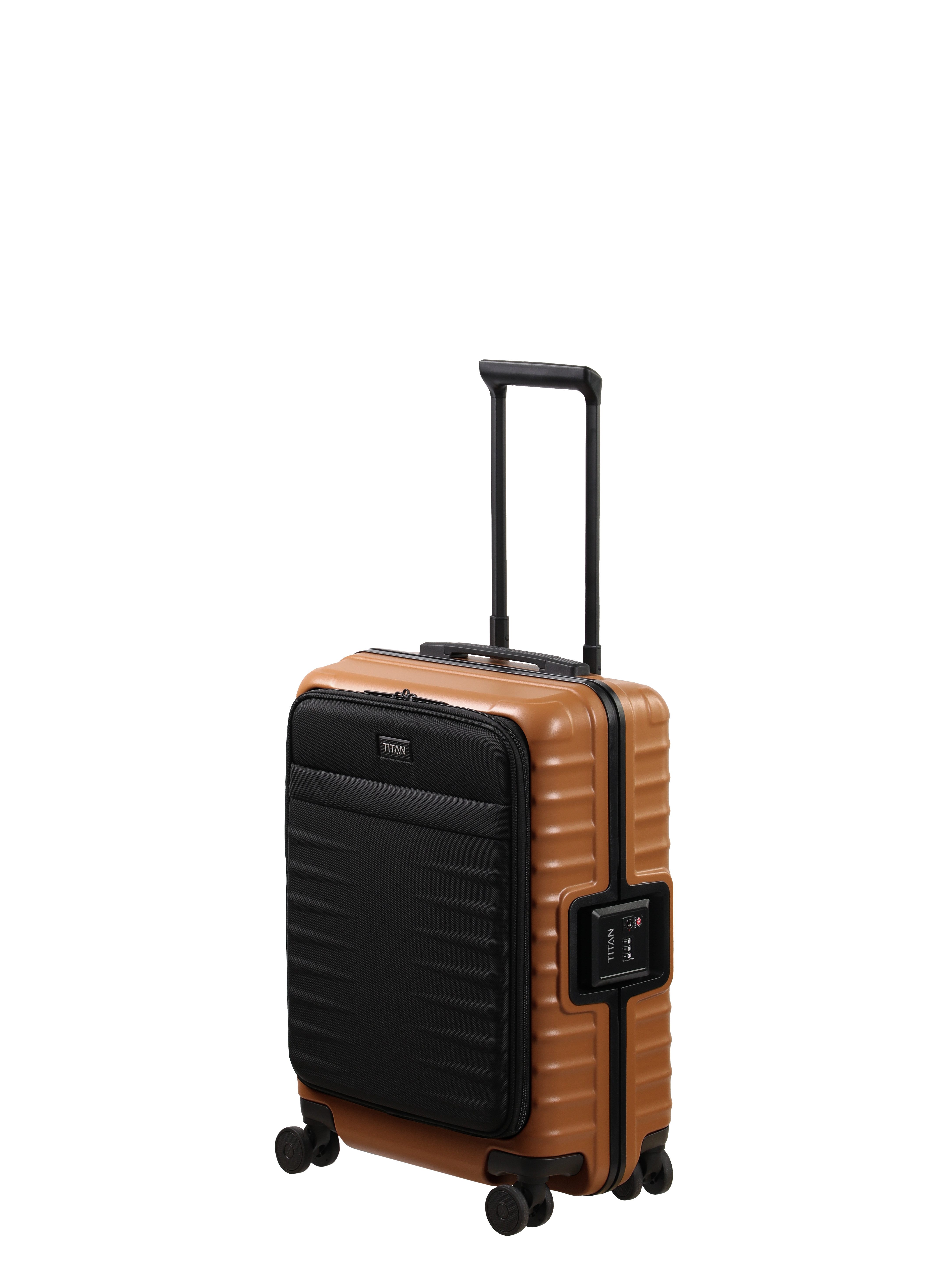 TITAN - Made in Germany Trolley OVERSEAS Koffer Hartschale, 4 Rollen, mit TSA-Rahmenschloss, intelligenter Innenaufteilung