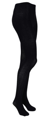Sarcia.eu Haussocken Strumpfhose für Damen, bedruckter Print, schwarz, dick L-XL