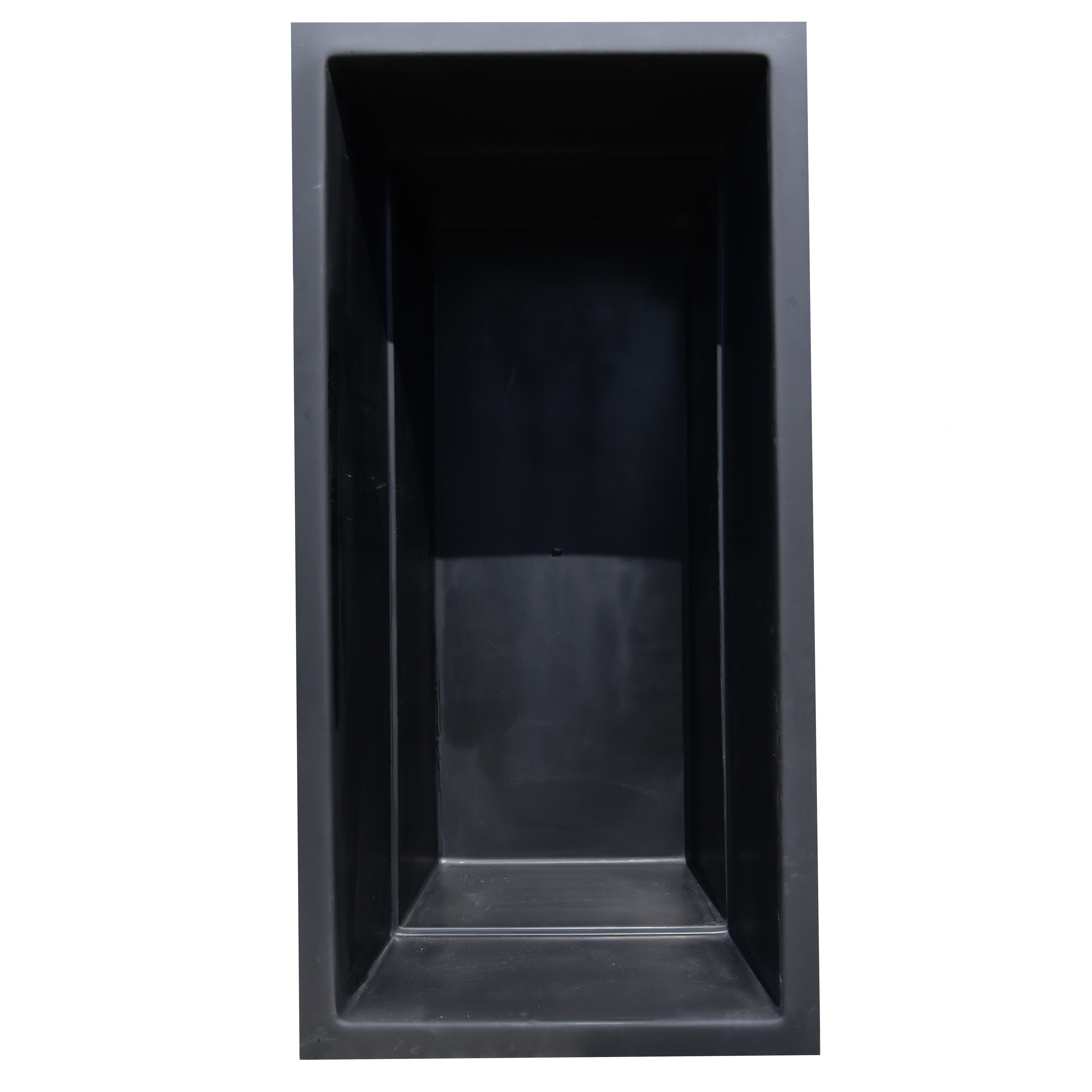 Wacredo Fertigteich GFK Rechteckbecken 240 x 120 x 100cm, BxLxH: 120x240x100 cm, 1900 l, Rechteckbecken, Teichbecken, architektonisch