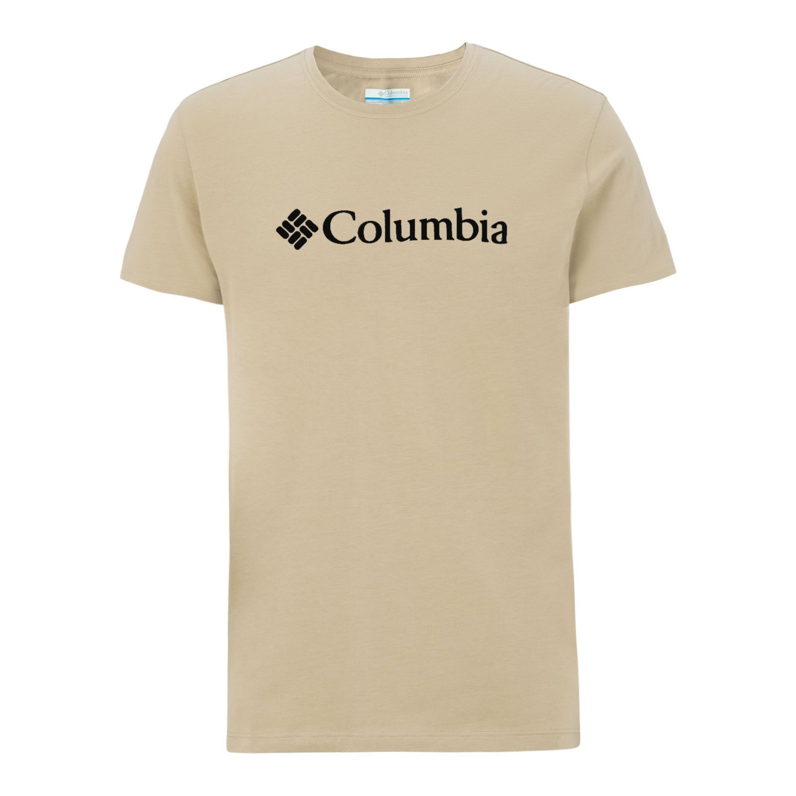 275 Kurzarmshirt fossil Columbia ancient Basic mit T-Shirt Rundhalsausschnitt Logo™