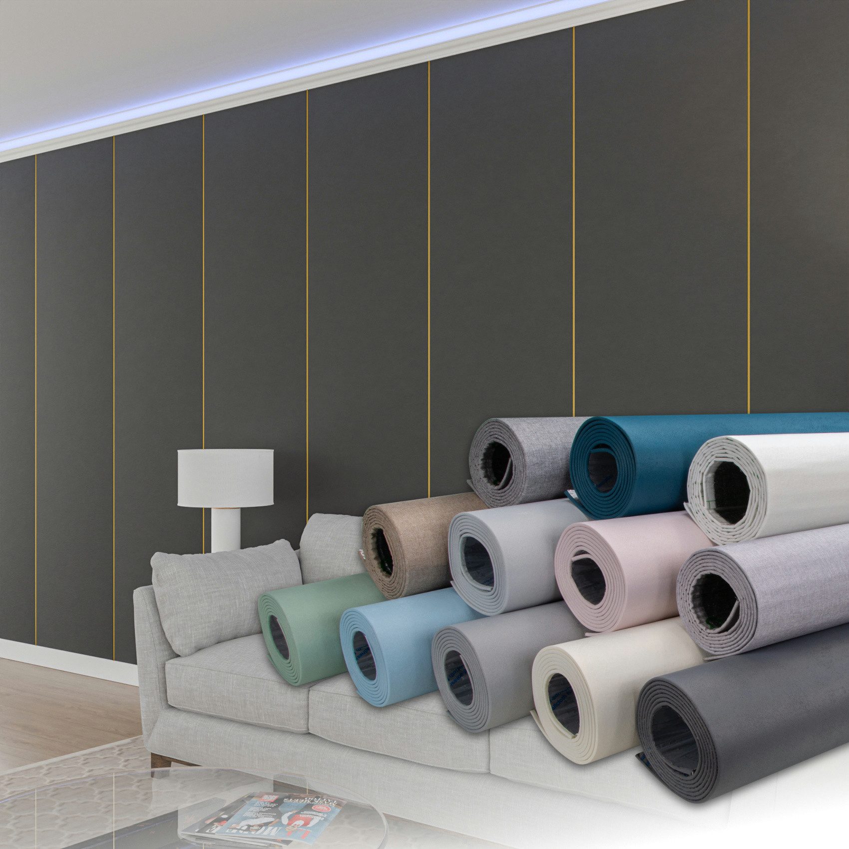 Hexim Isoliertapete, (selbstklebende Isoliertapete 1,82 m² Wandisolierung 2 günstig online kaufen