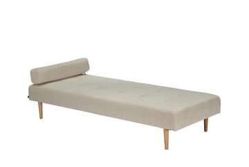 ebuy24 Daybett Marino Daybed Samt sandfarben.