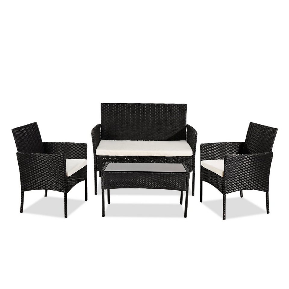 muchen Gartenmöbelset »Poly Rattan Loungeset