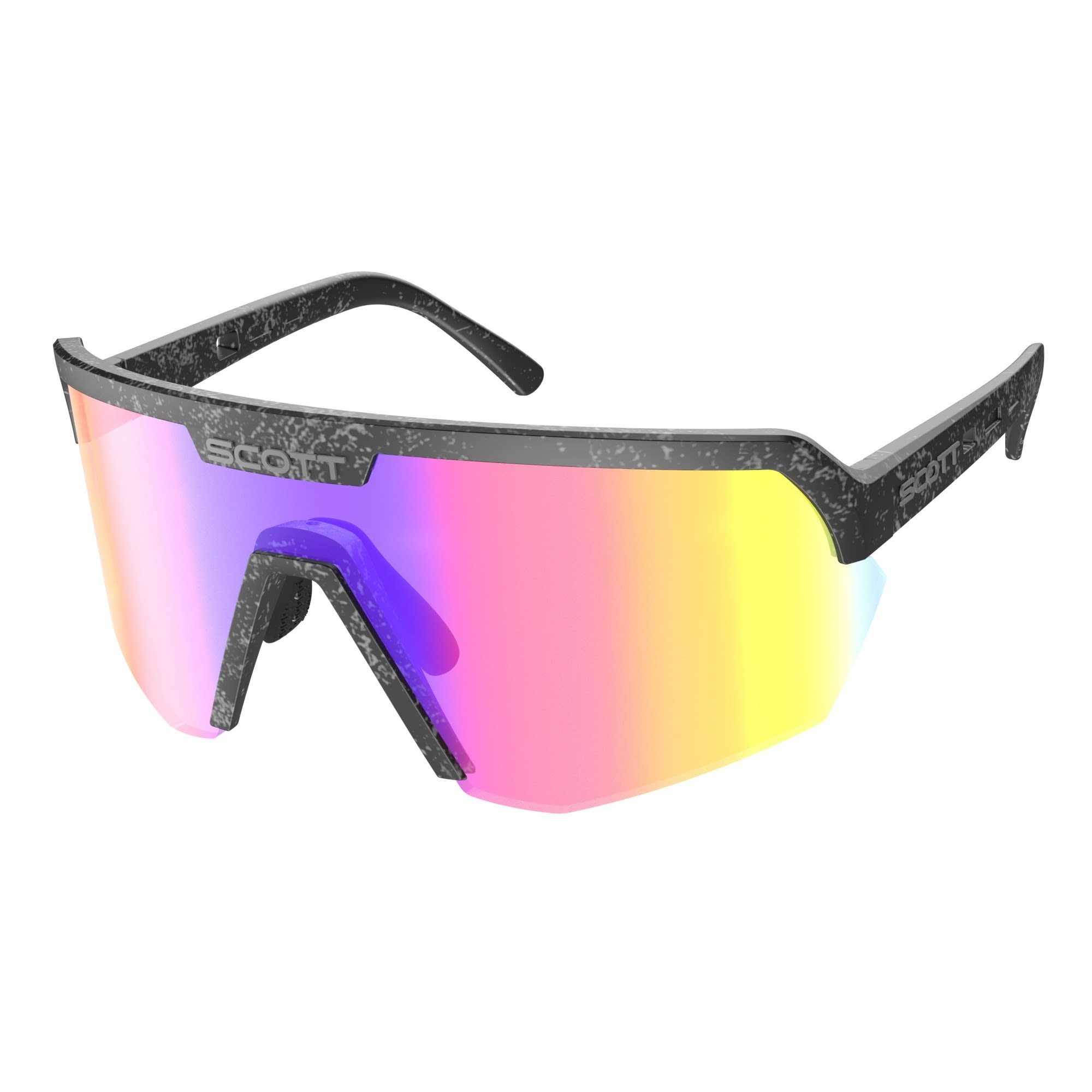Sport Black Chrome Marble Scott Scott Teal Shield Accessoires Fahrradbrille Sunglasses -