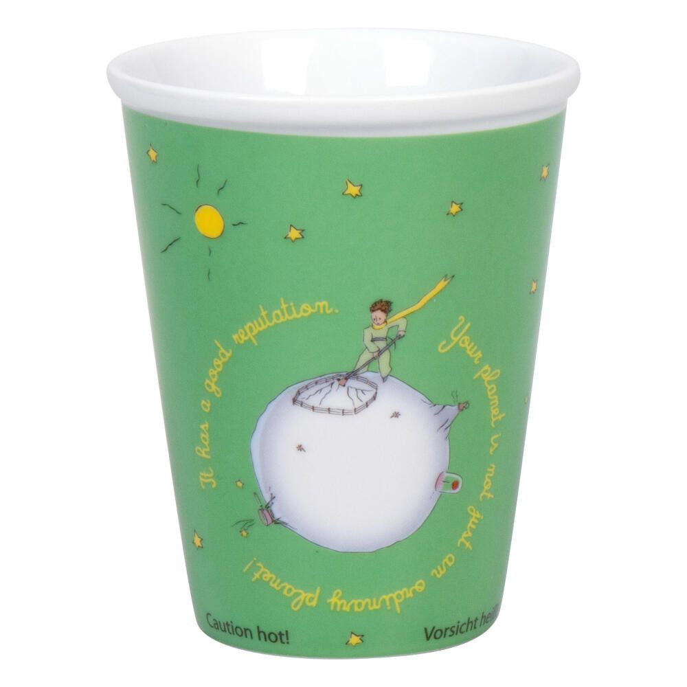 Könitz Coffee-to-go-Becher Little Prince - Save your planet, 380 ml, Porzellan