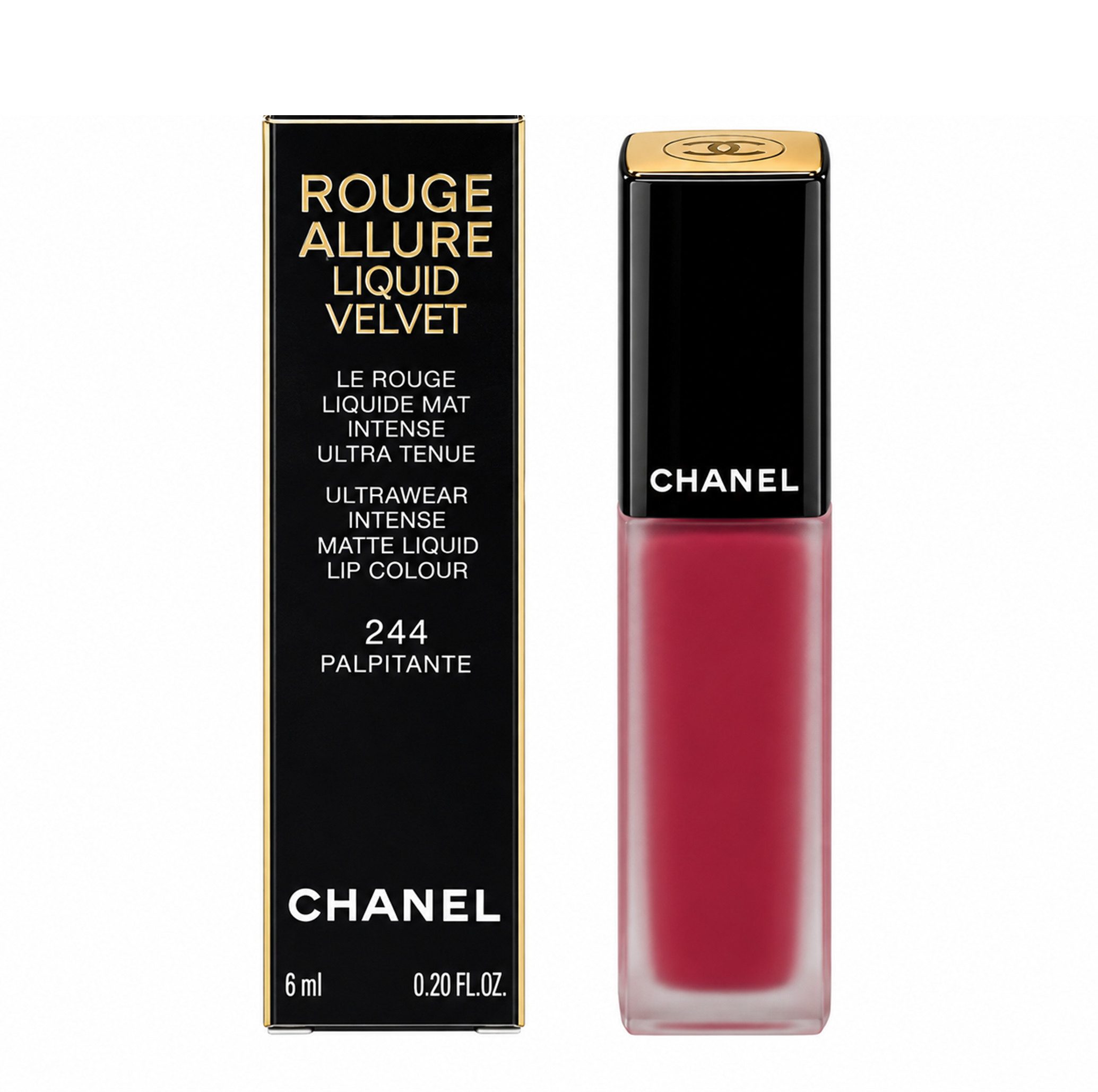CHANEL Lippenstift Chanel Rouge Allure Laque 244 Palpitante 5,5ml
