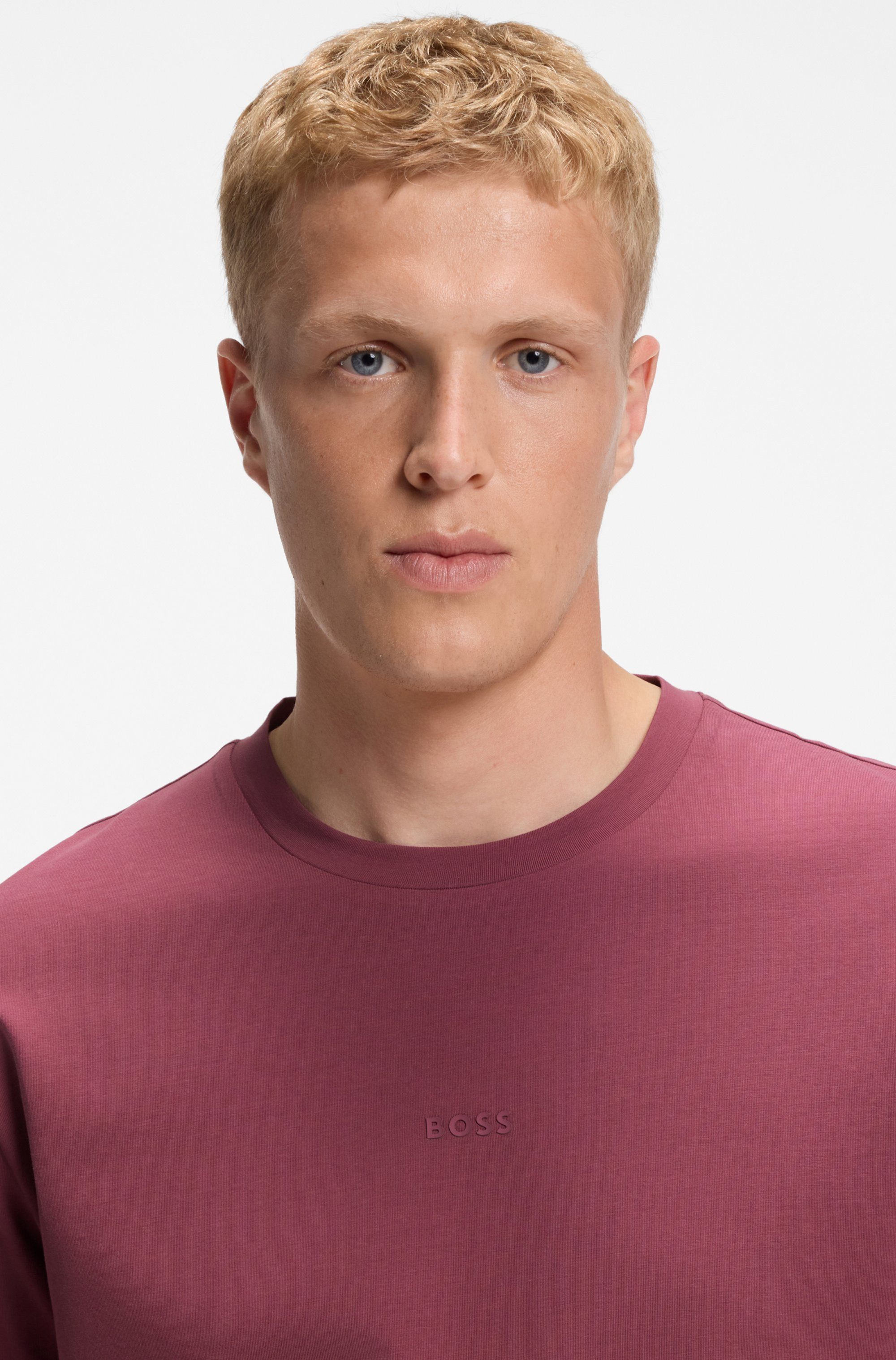 BOSS ORANGE T-Shirt TChup Relaxed Fit Stretch-Cotton-Jersey Rundhalsausschnitt – Bild 2 von 5