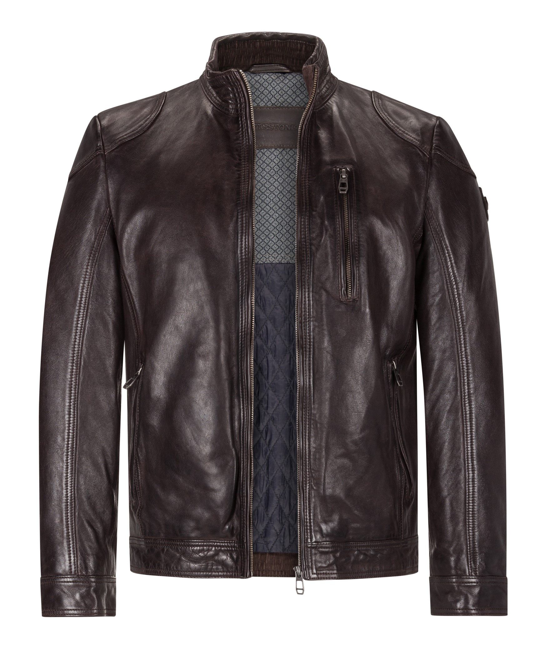 Milestone Lederjacke MSPepino leicht gefüttert mit günstig online kaufen