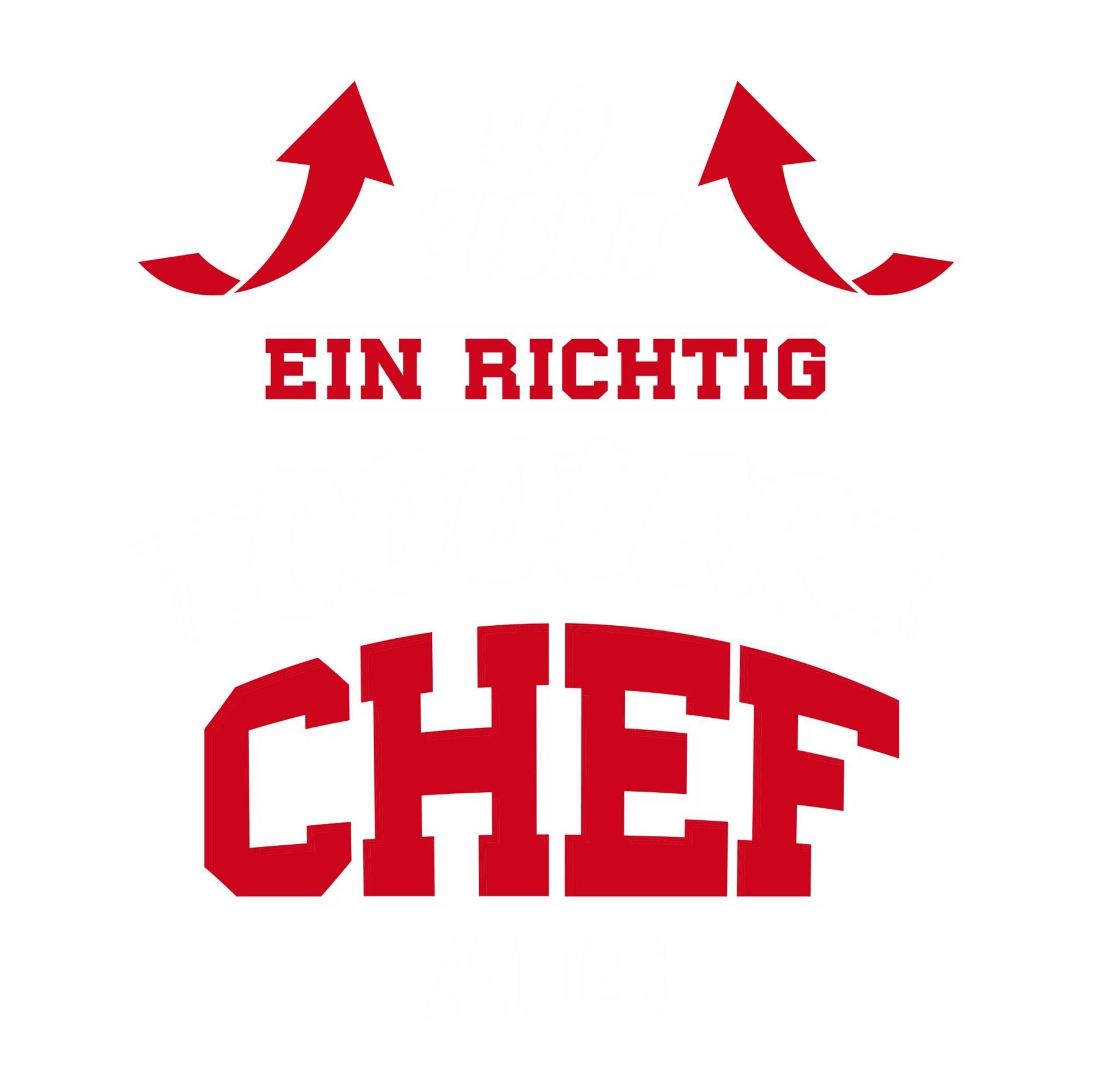 ein sieht aus meliert T-Shirt Chef cooler Geschenke Beruf 3 So Grau Job und richtig Shirtracer