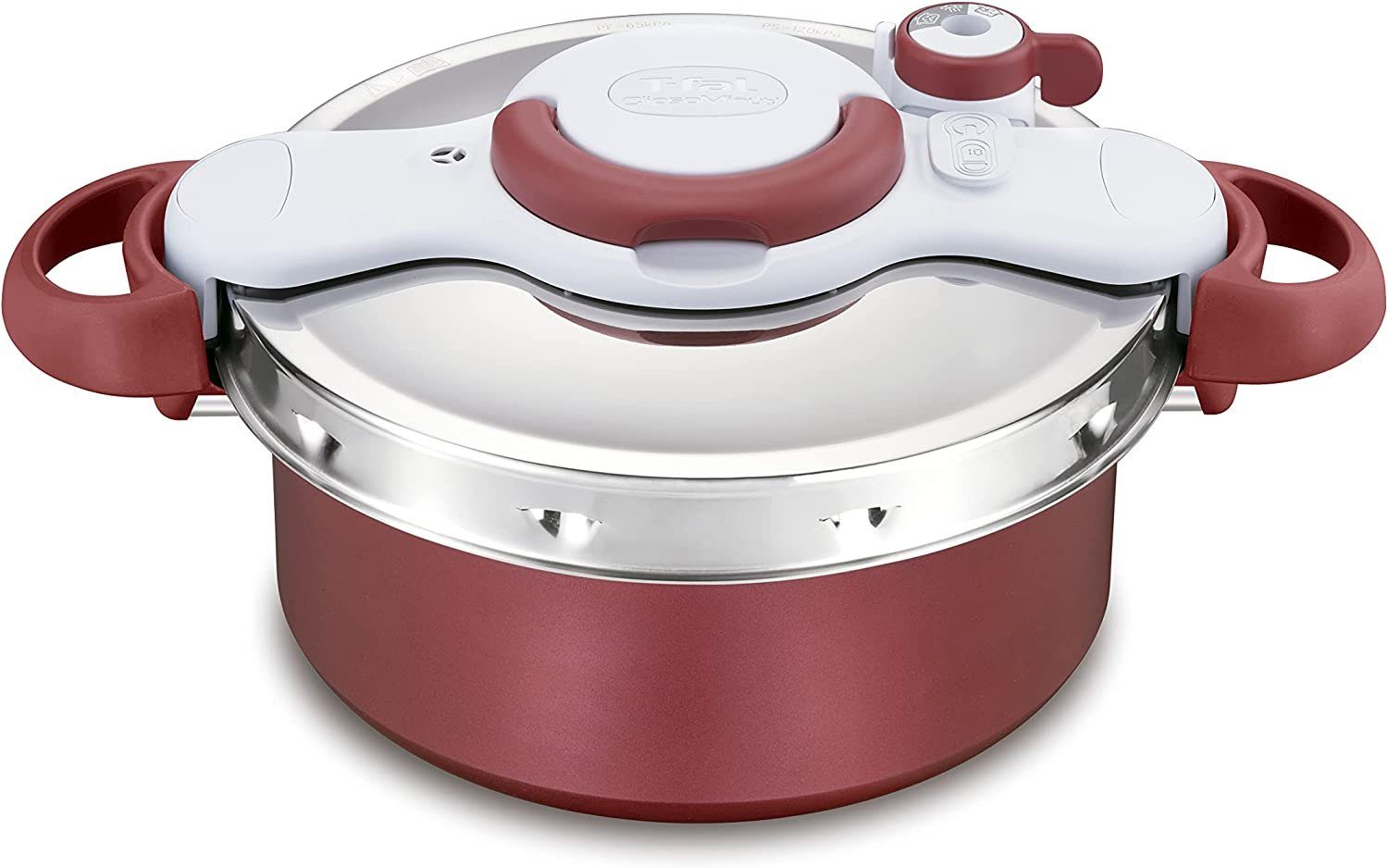 Schnellkochtopf Clipso Minut Duo P4705133 Schnell­koch­topf - 5 Liter - rot