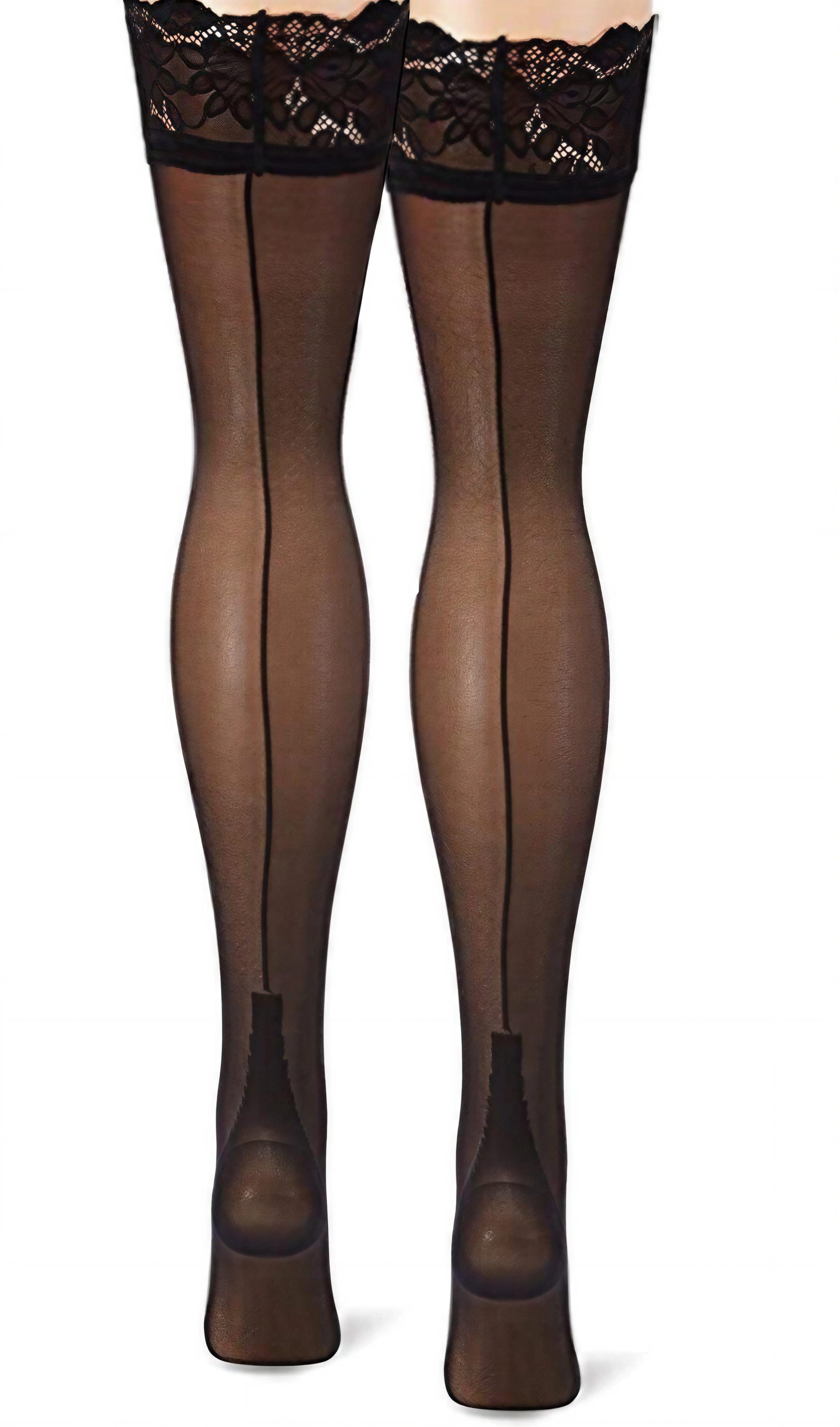 KUNERT Halterlose Feinstrümpfe Damen RAFFINEASSE 20 DEN (1-Paar, 1er-Pack) transparent & matt