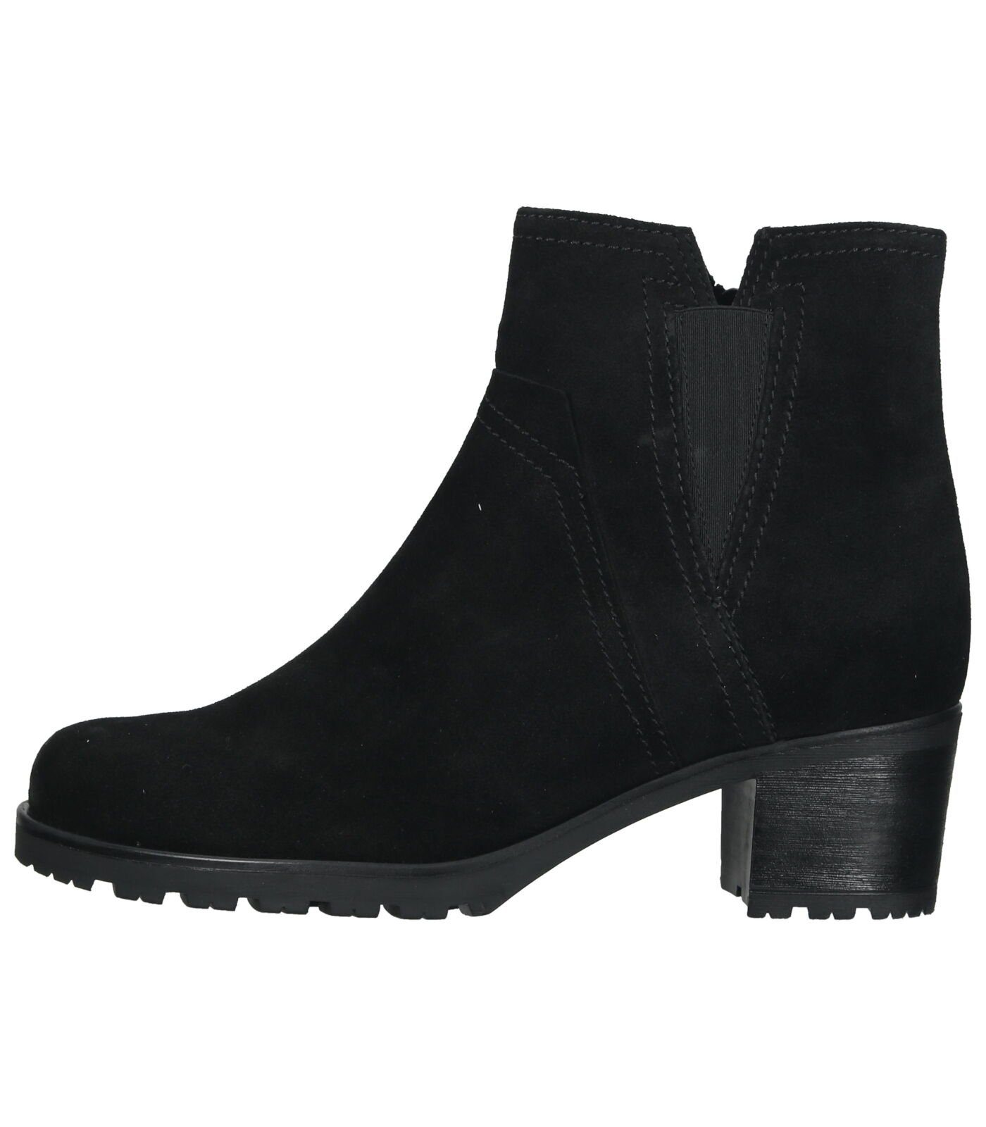 Gabor Stiefelette Veloursleder/Textil Stiefelette Schwarz