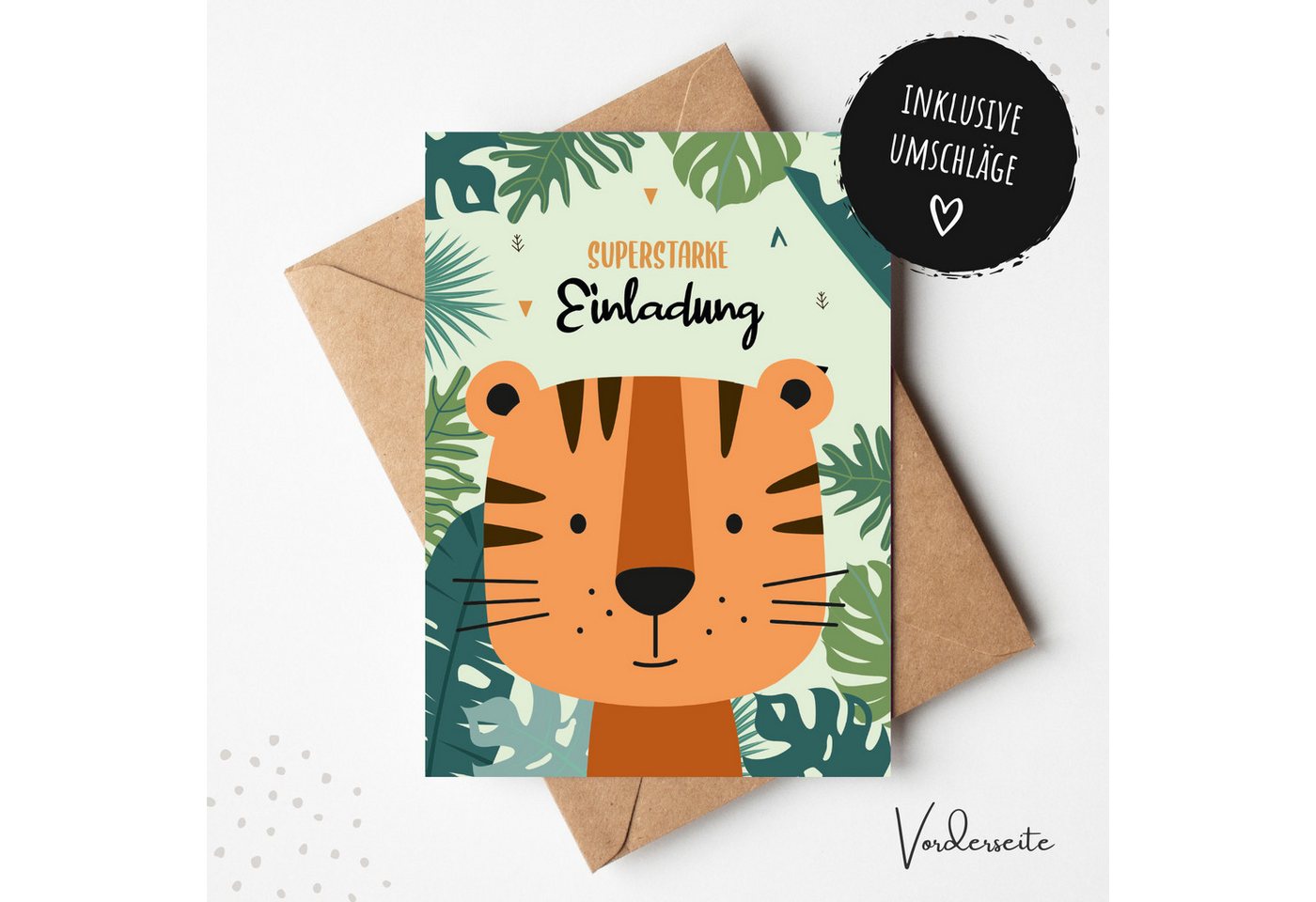 Thumbnail - MeinBaby123® Einladungskarten Kindergeburtstag inkl. 10 Umschläge, Kindergeburtstag Jungs und Mädchen, Geburtstagseinlad...
