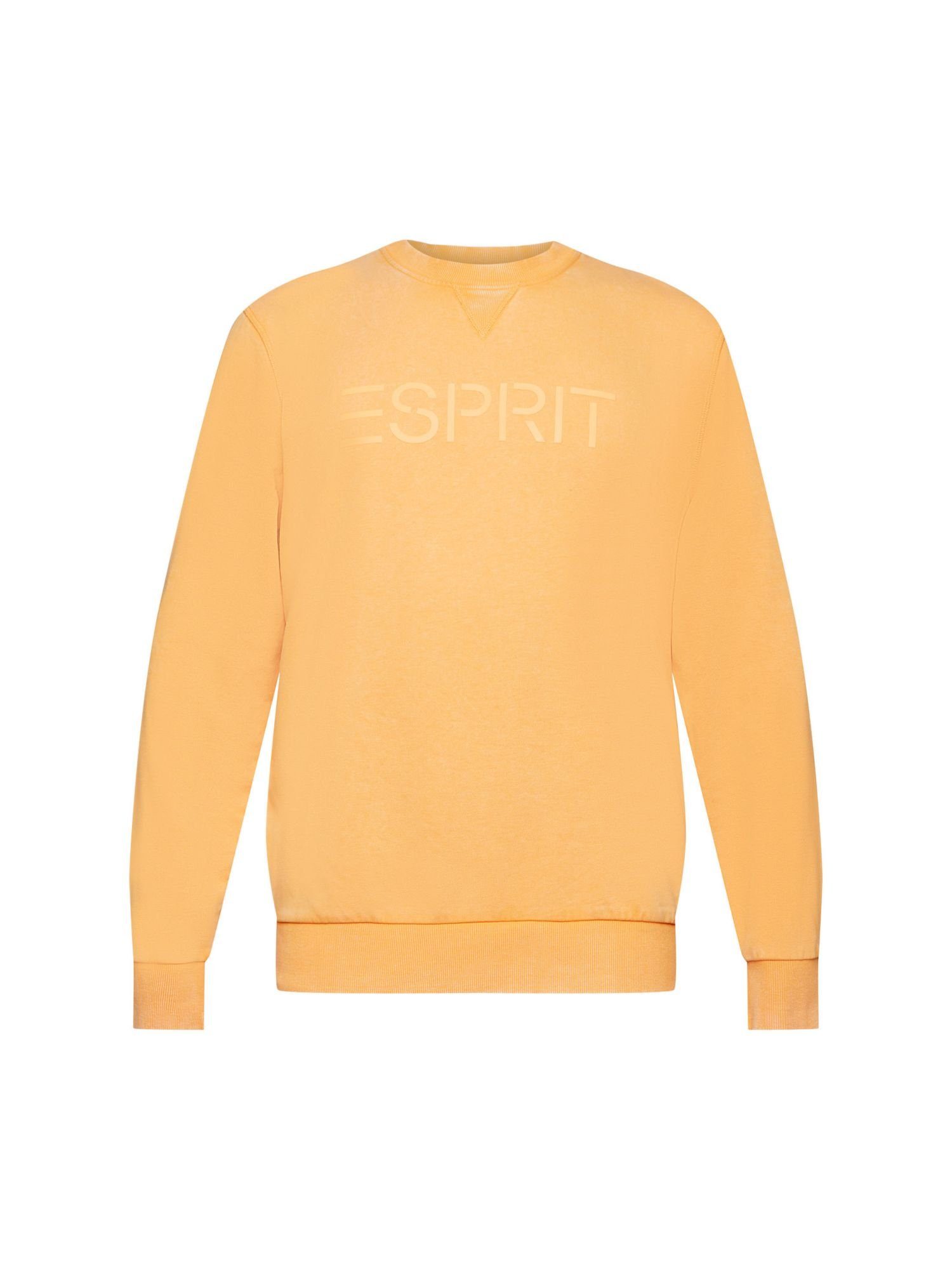 Esprit Sweatshirt Rundhals-Sweatshirt mit Logoprint (1-tlg) GOLDEN ORANGE | Sweatshirts