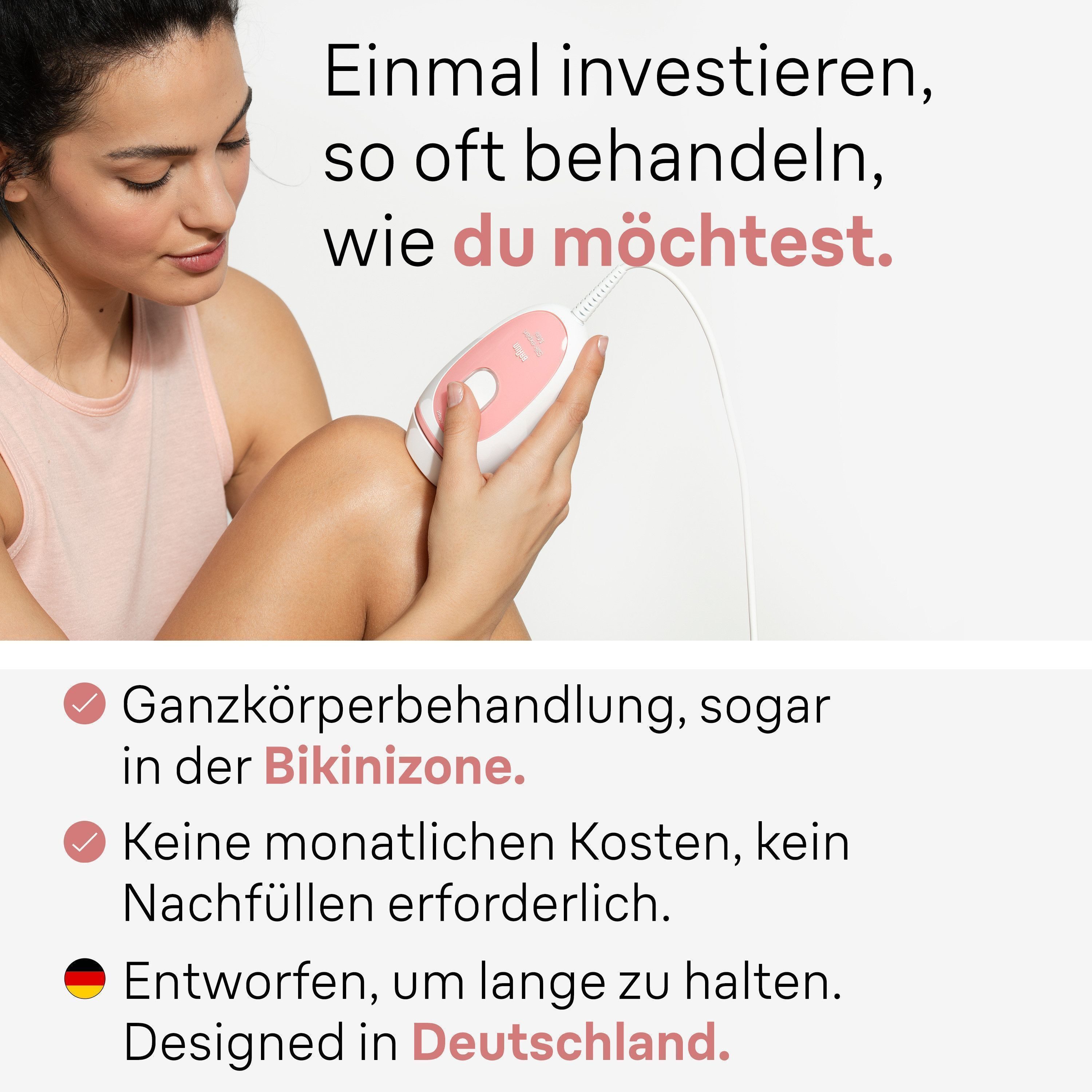 Braun IPL-Haarentferner Silk-expert PL1115 (Modell 2026) PL1000 (Modell 2025), Mini-Haarentfernungsgerät, kompakte Größe für unterwegs