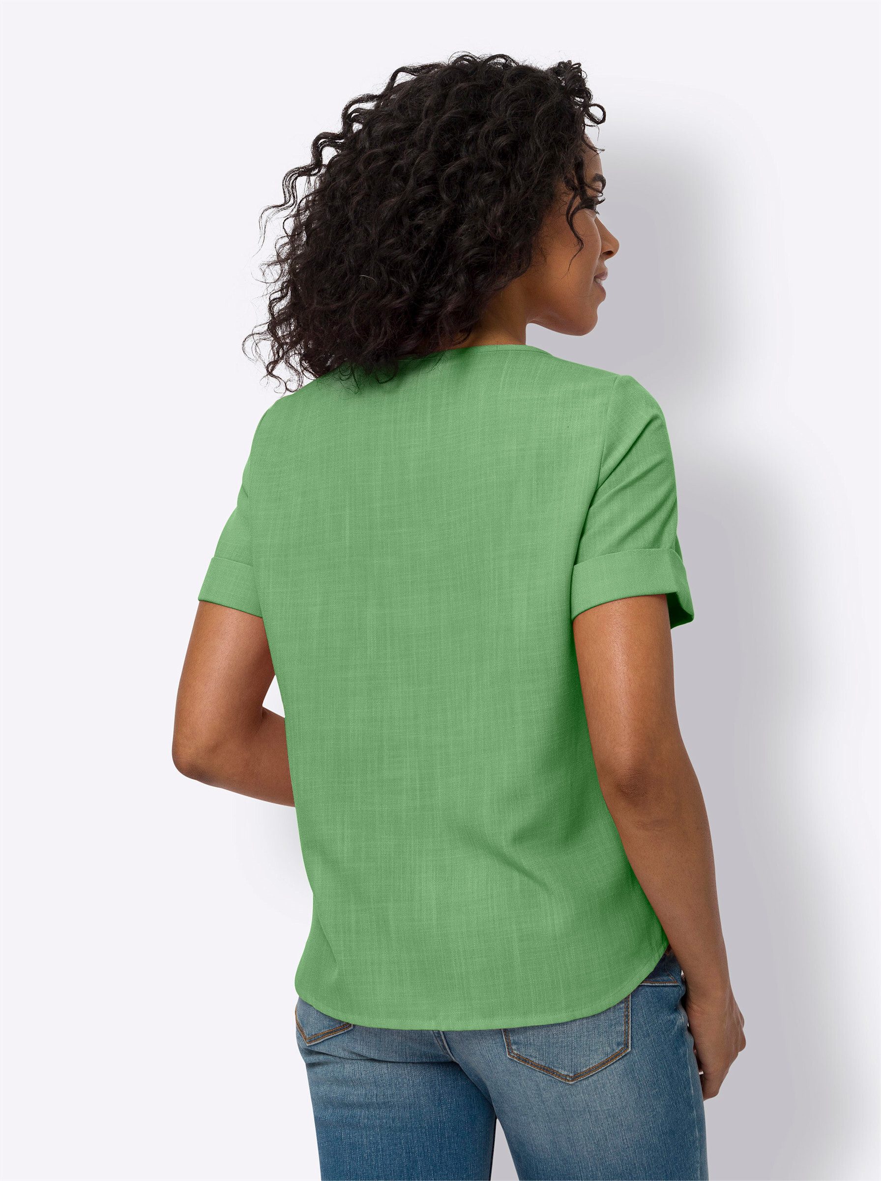 Sieh an! Klassische Bluse Schlupfbluse . günstig online kaufen