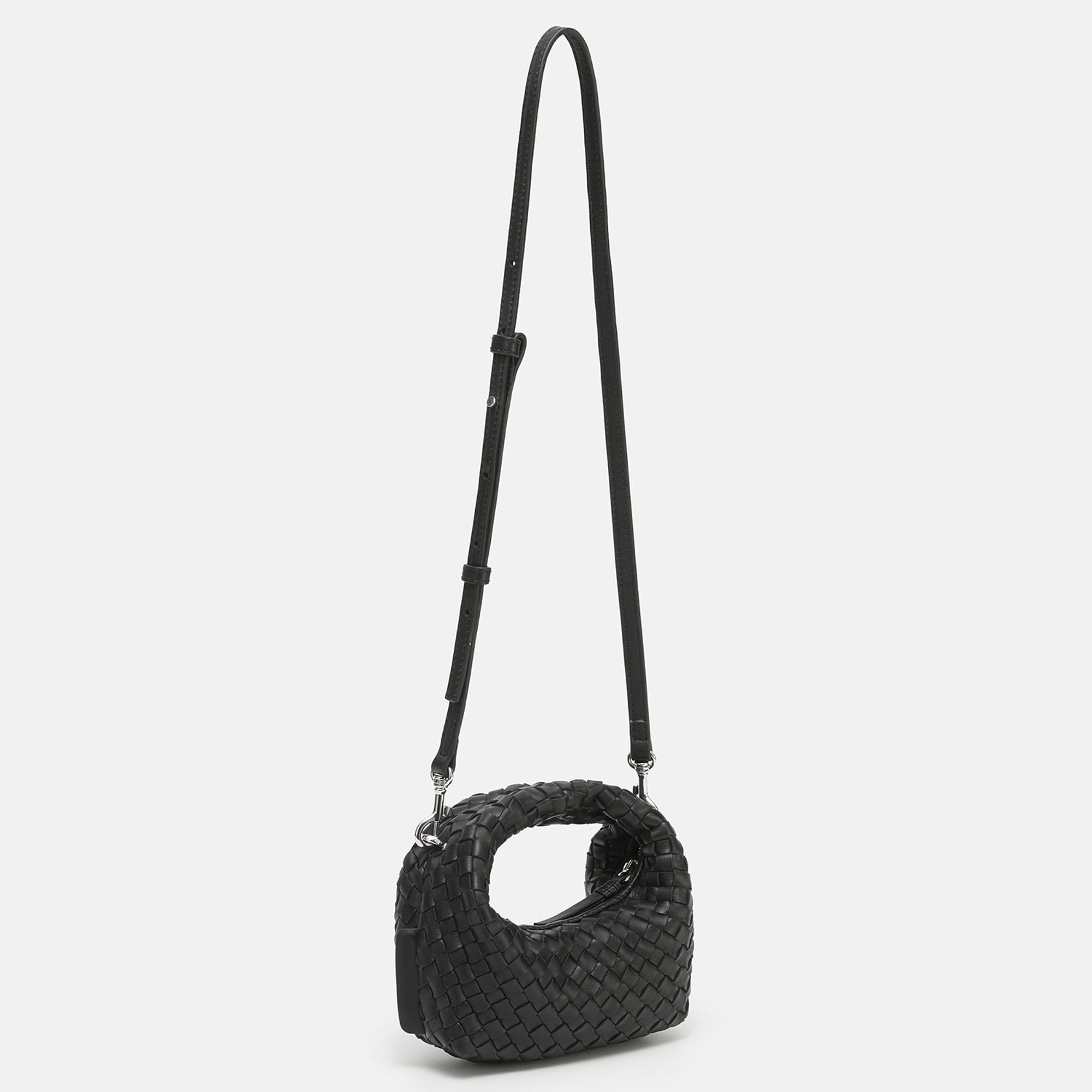 Les Visionnaires Henkeltasche Greta Micro weave, Leder