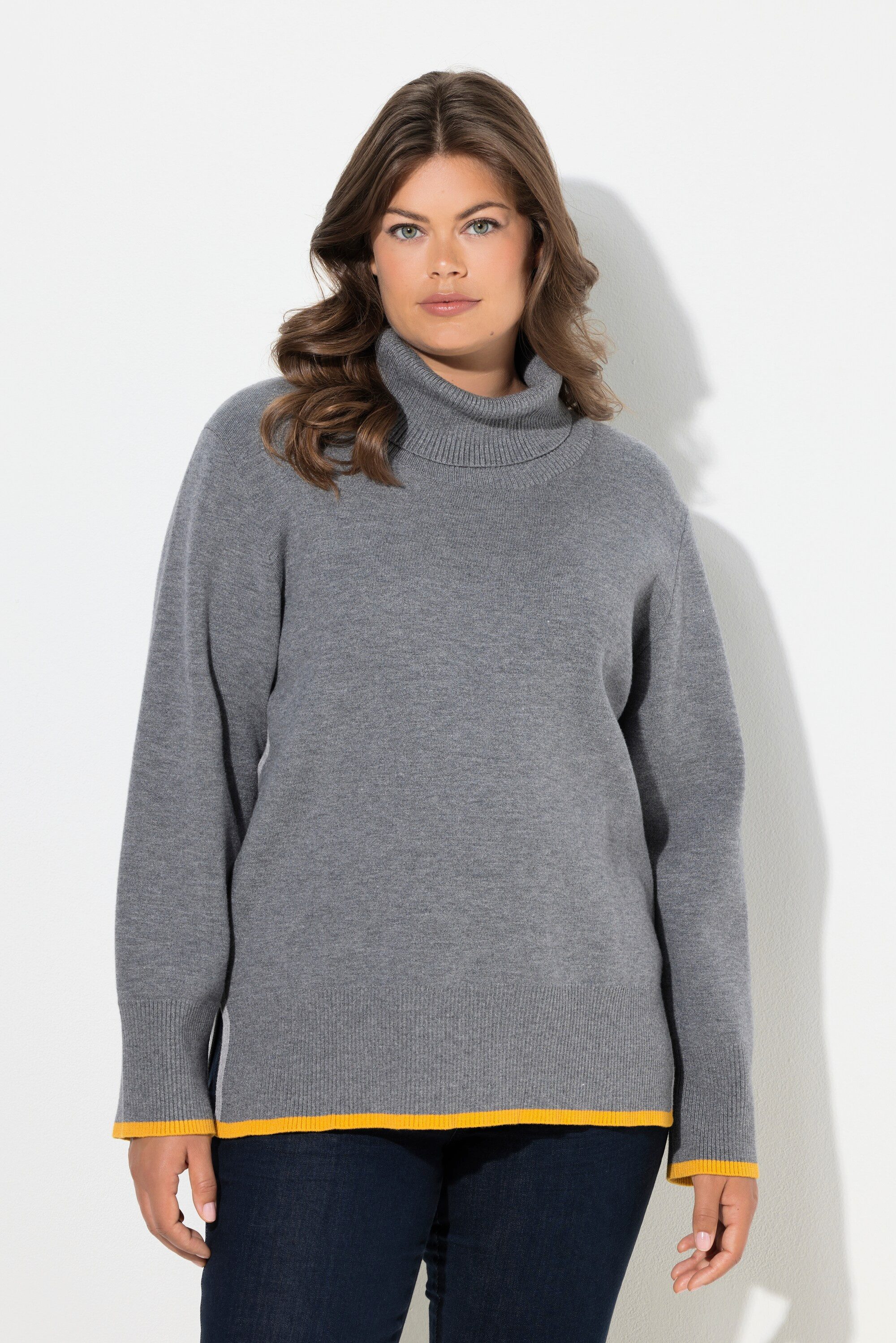 Laurasøn Strickpullover Strickpullover Langram Rollkragen günstig online kaufen