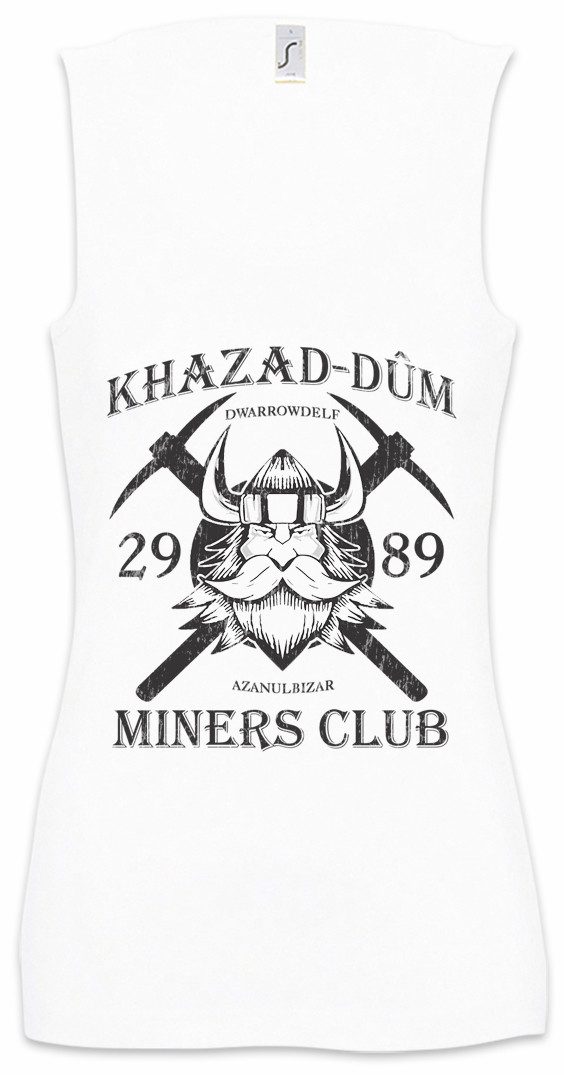 Tanktop Khazad-Dum Miners Club Ärmelloses Damen T-Shirt Lord of Herr der the