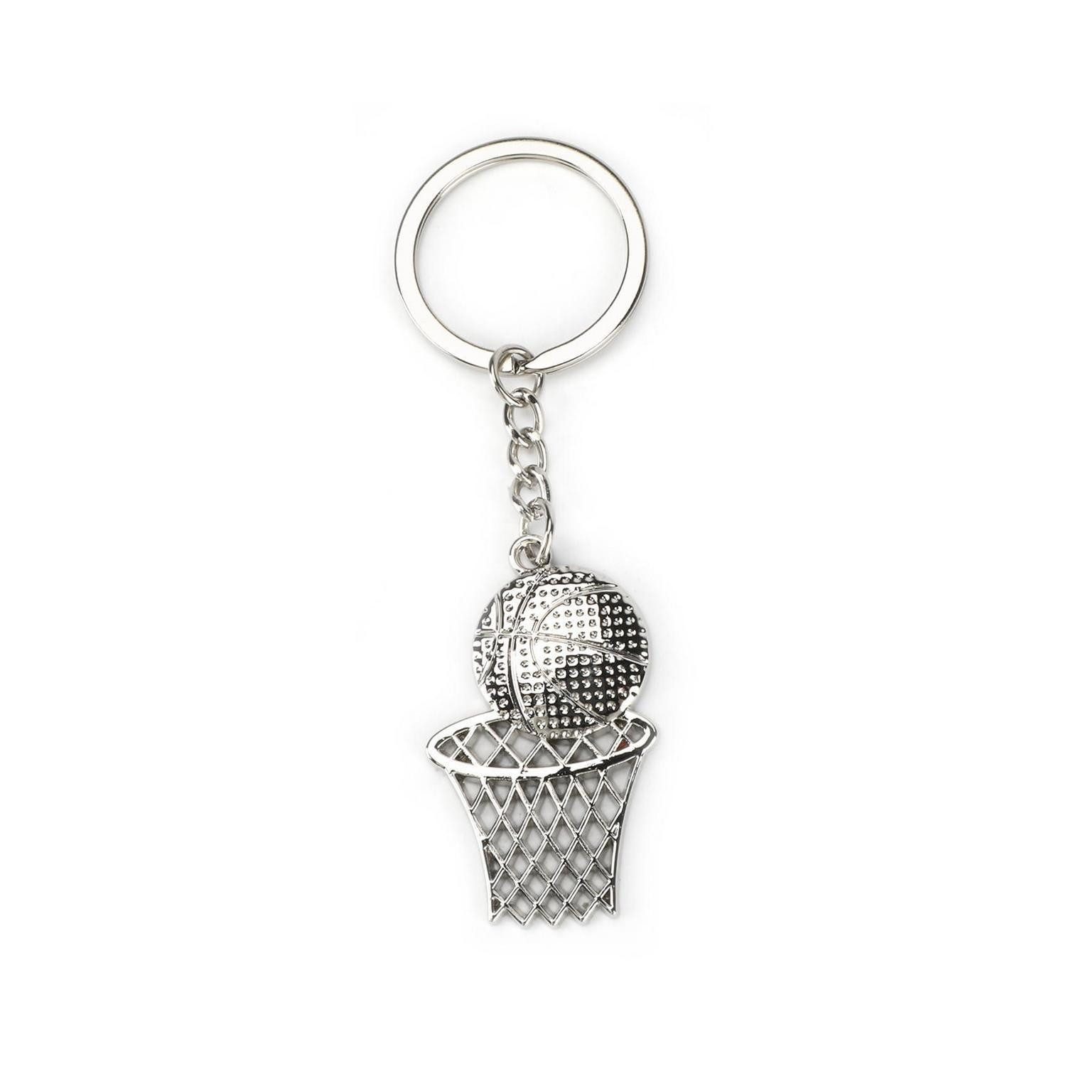 LuxusKollektion Schlüsselanhänger Schlüsselanhänger Edelstahl Basketball Geschenkset