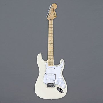 Squier E-Gitarre, E-Gitarren, ST-Modelle, Affinity Series Stratocaster MN Olympic White - E-Gitarre
