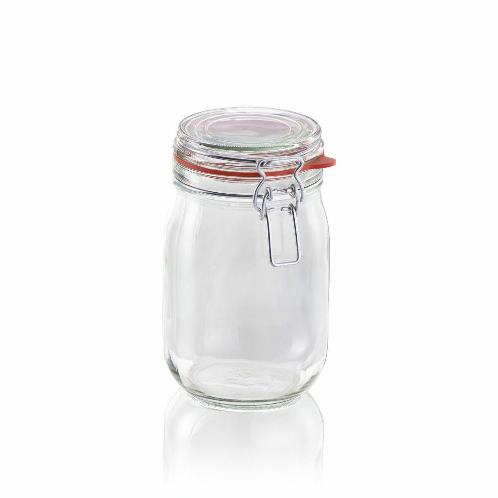 Leifheit Glas, 1.14 (1-tlg) L, Drahtbügelglas Einmachglas