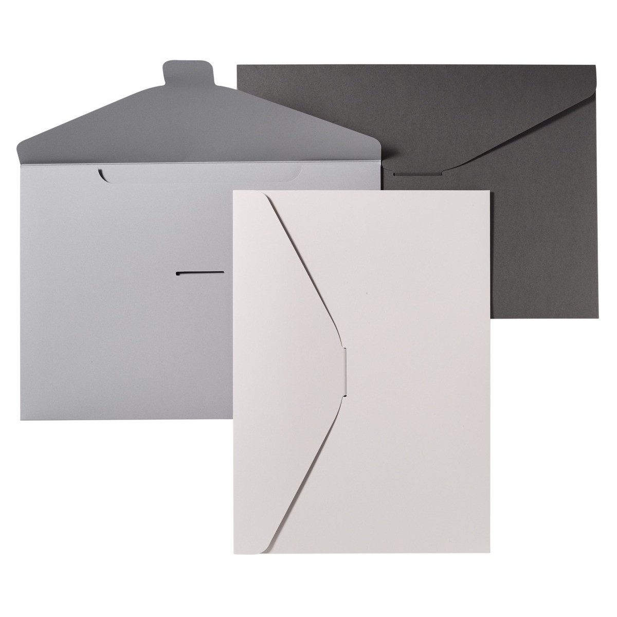 VELOFLEX Schreibmappe VELOFLEX Dokumententasche Grey Elegance grau DIN A4 3 Stück