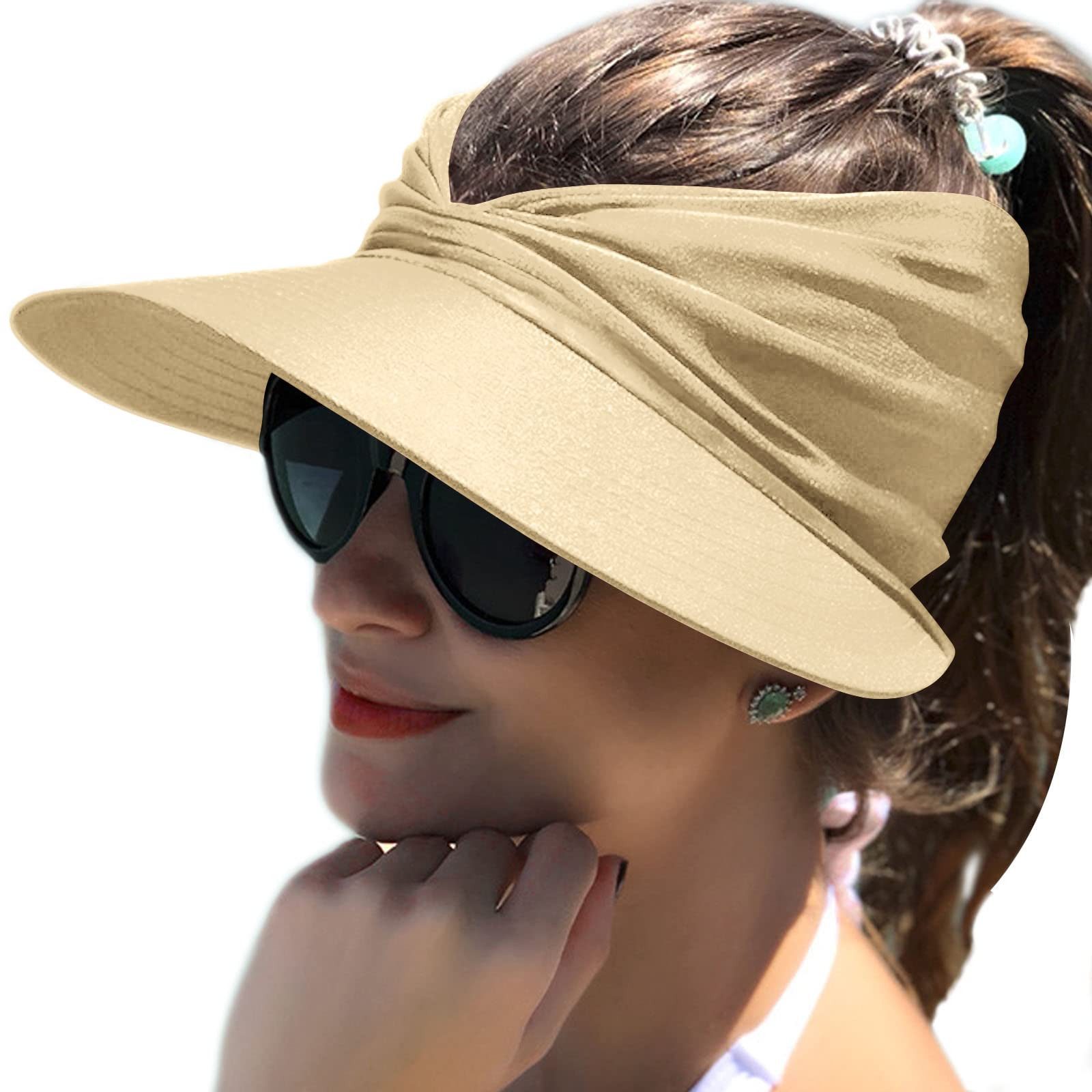 RWEUOQ Sonnenhut Sonnenhut Damen Faltbarer Sonnenhut günstig online kaufen