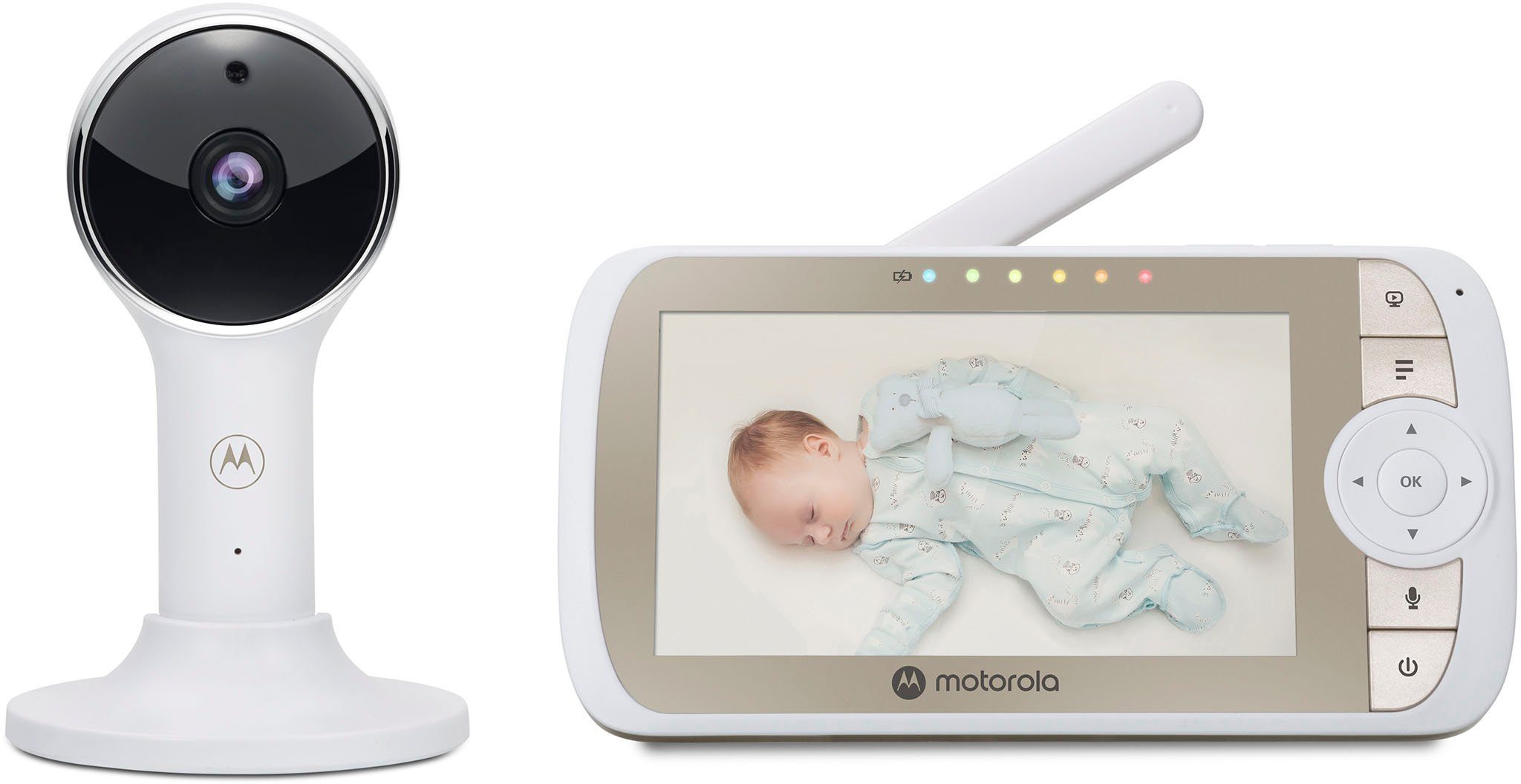 Video mit Krippenhalterung Nursery WiFi, VM65X Motorola Babyphone Connect