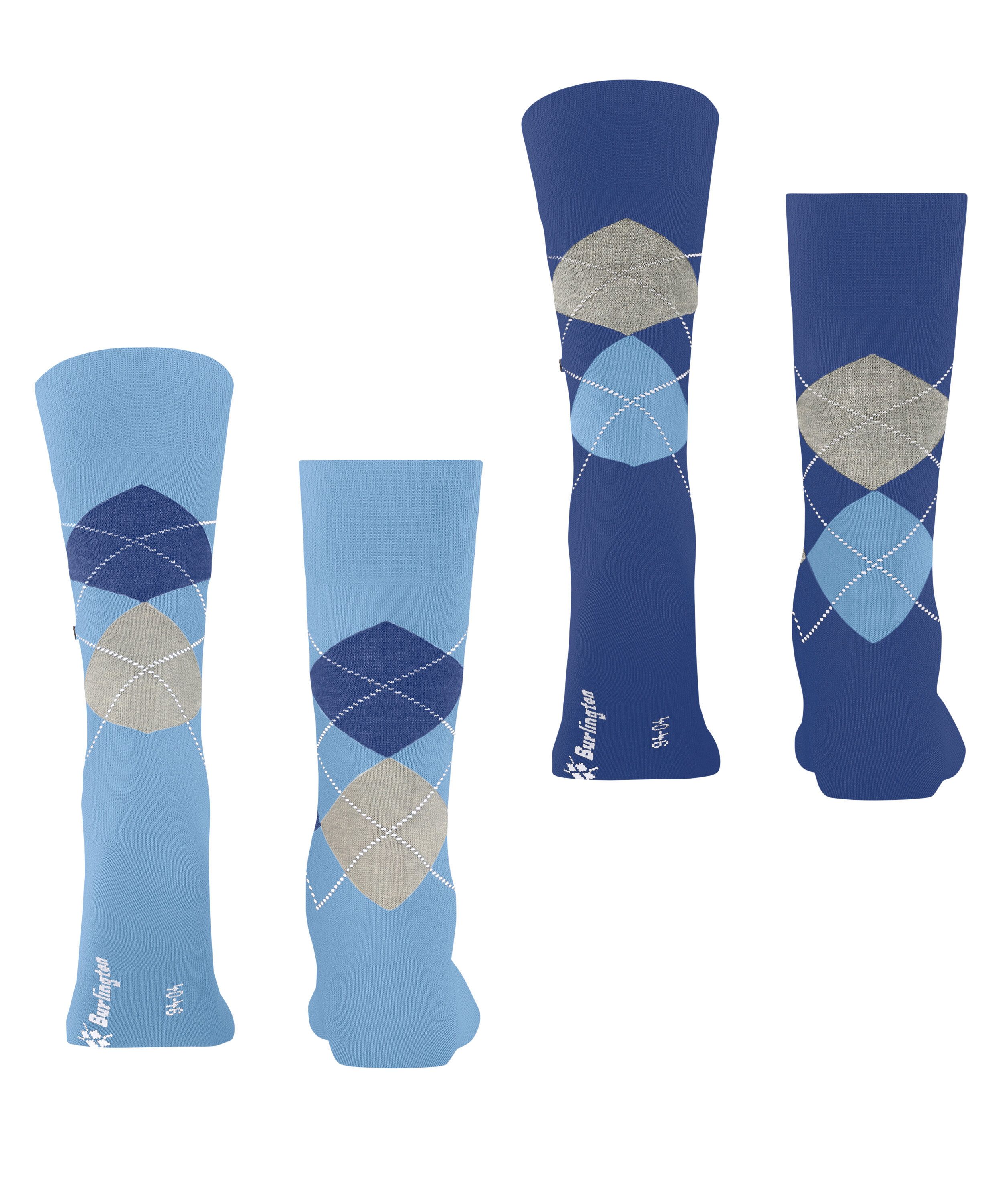 Burlington Socken Burlington Everyday Argyle Herren (2-Paar) – Bild 3 von 5
