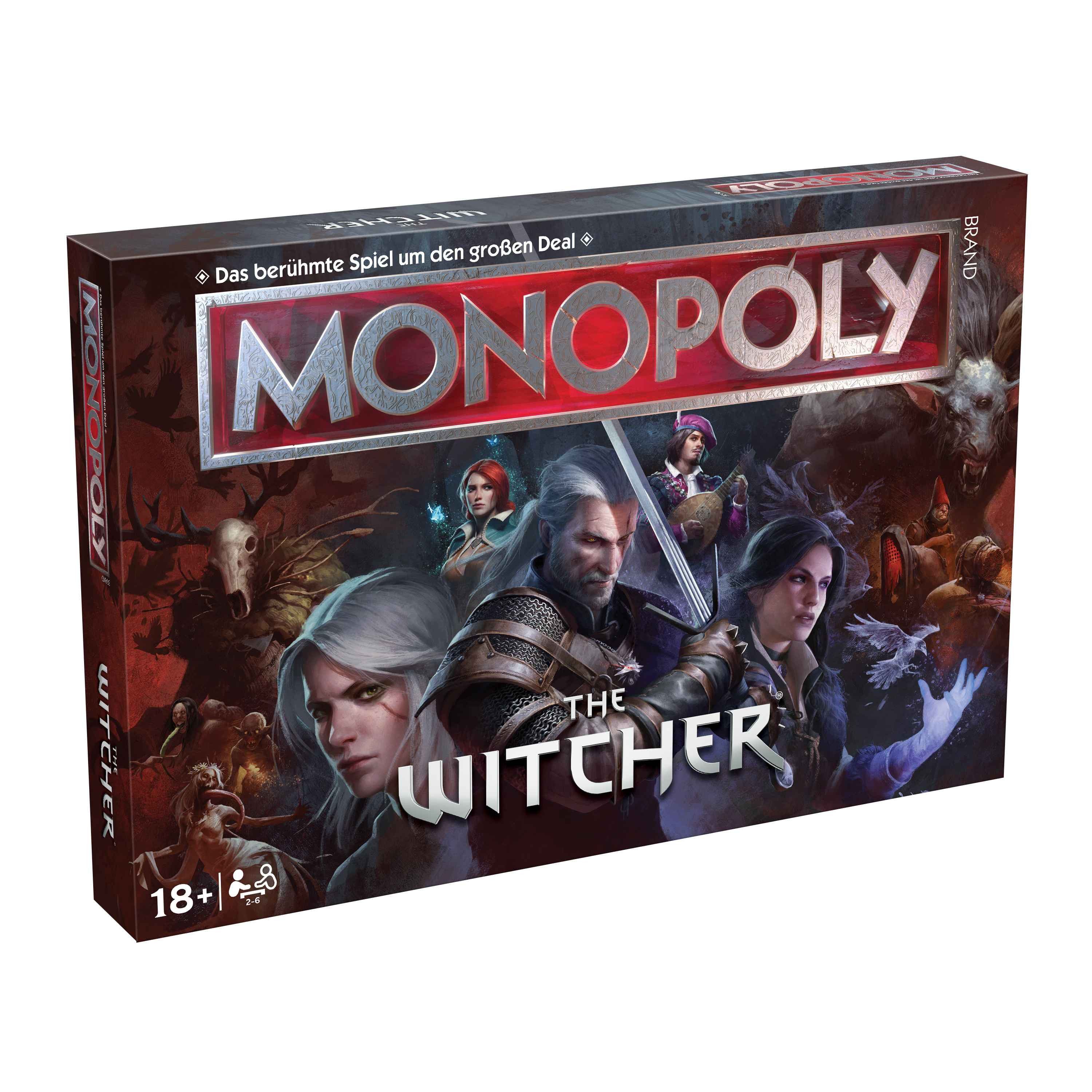 Winning Moves Spiel Monopoly - The Witcher, Brettspiel