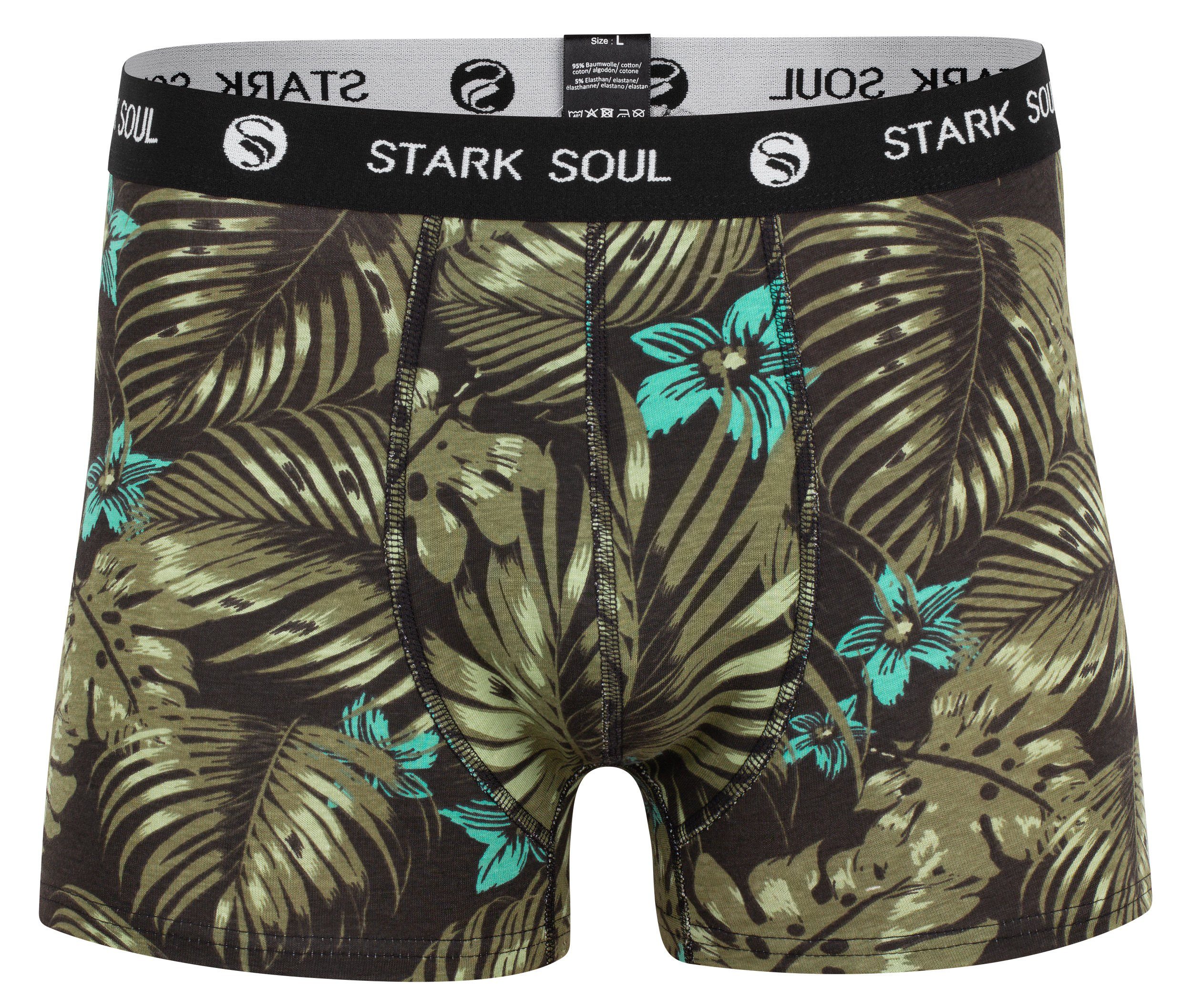 Stark Soul® Boxershorts ALOHA Hawaiien (3-St) – Bild 3 von 5