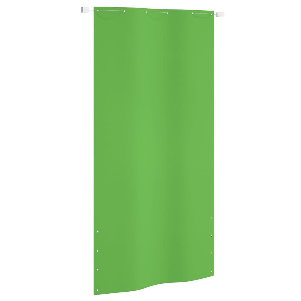 vidaXL Balkonsichtschutz Balkon-Sichtschutz Hellgrün 120x240 cm Oxford-Gewebe (1-St)