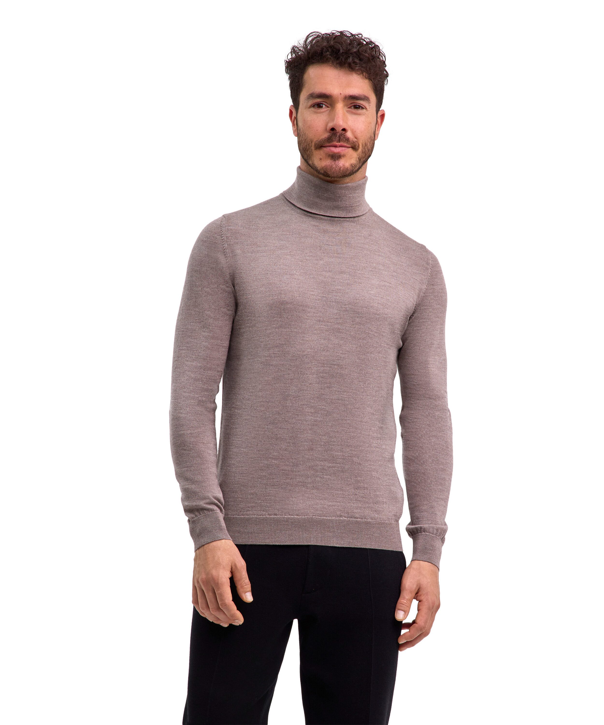 FALKE Strickpullover Pure Merino Wool Pullover (1-tlg) aus reiner, extrafeiner Merinowolle