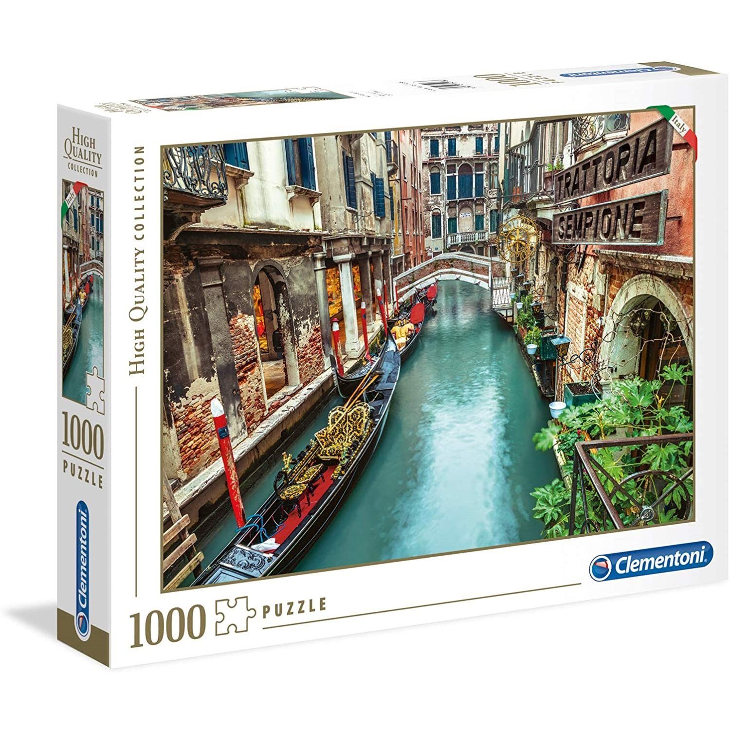 Clementoni® Puzzle Clementoni - Venice Canal, Puzzle, 1000 Puzzleteile Teile 1000