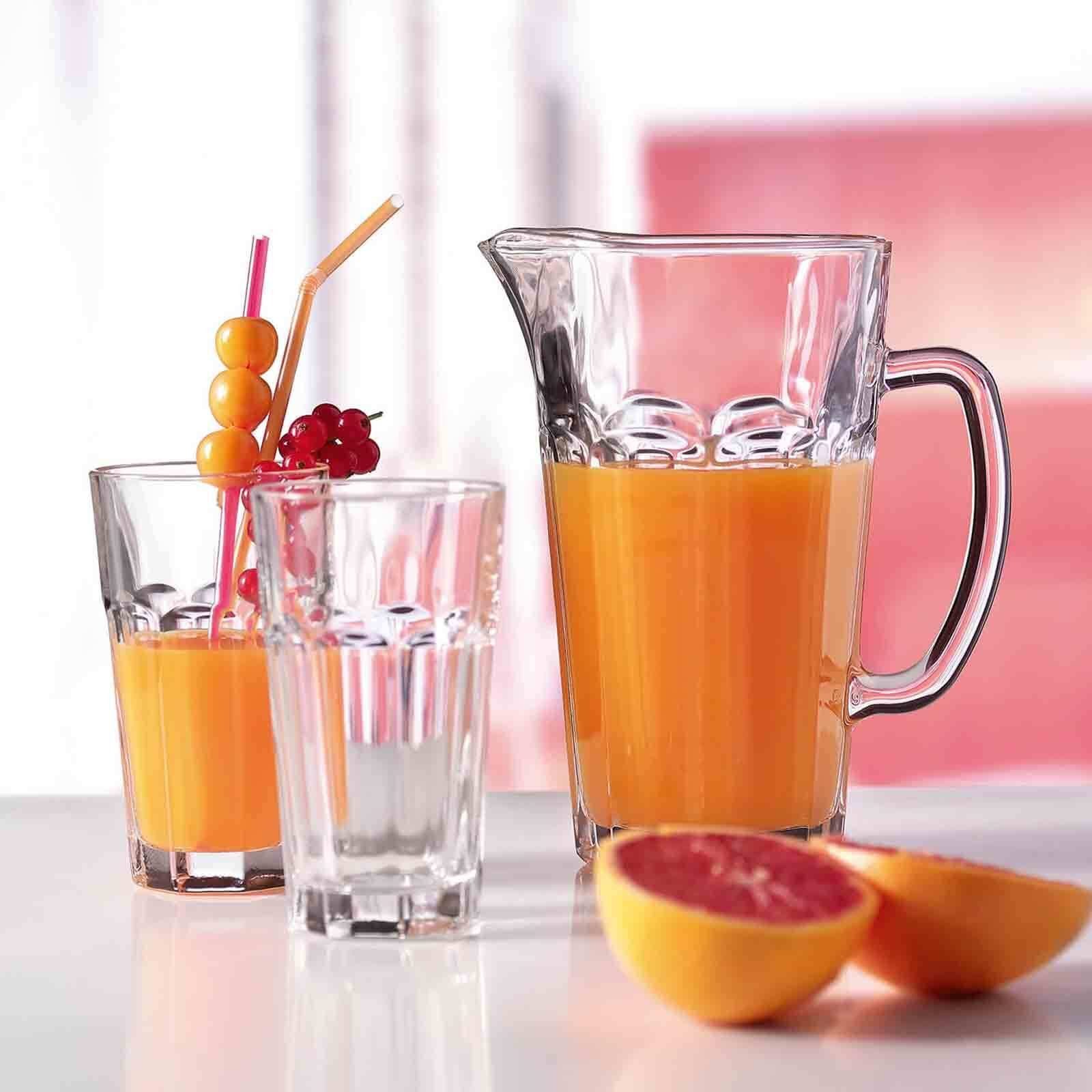 LEONARDO Longdrinkglas Rock Longdrinkgläser 540 ml 4er Set, 4-tlg., Glas