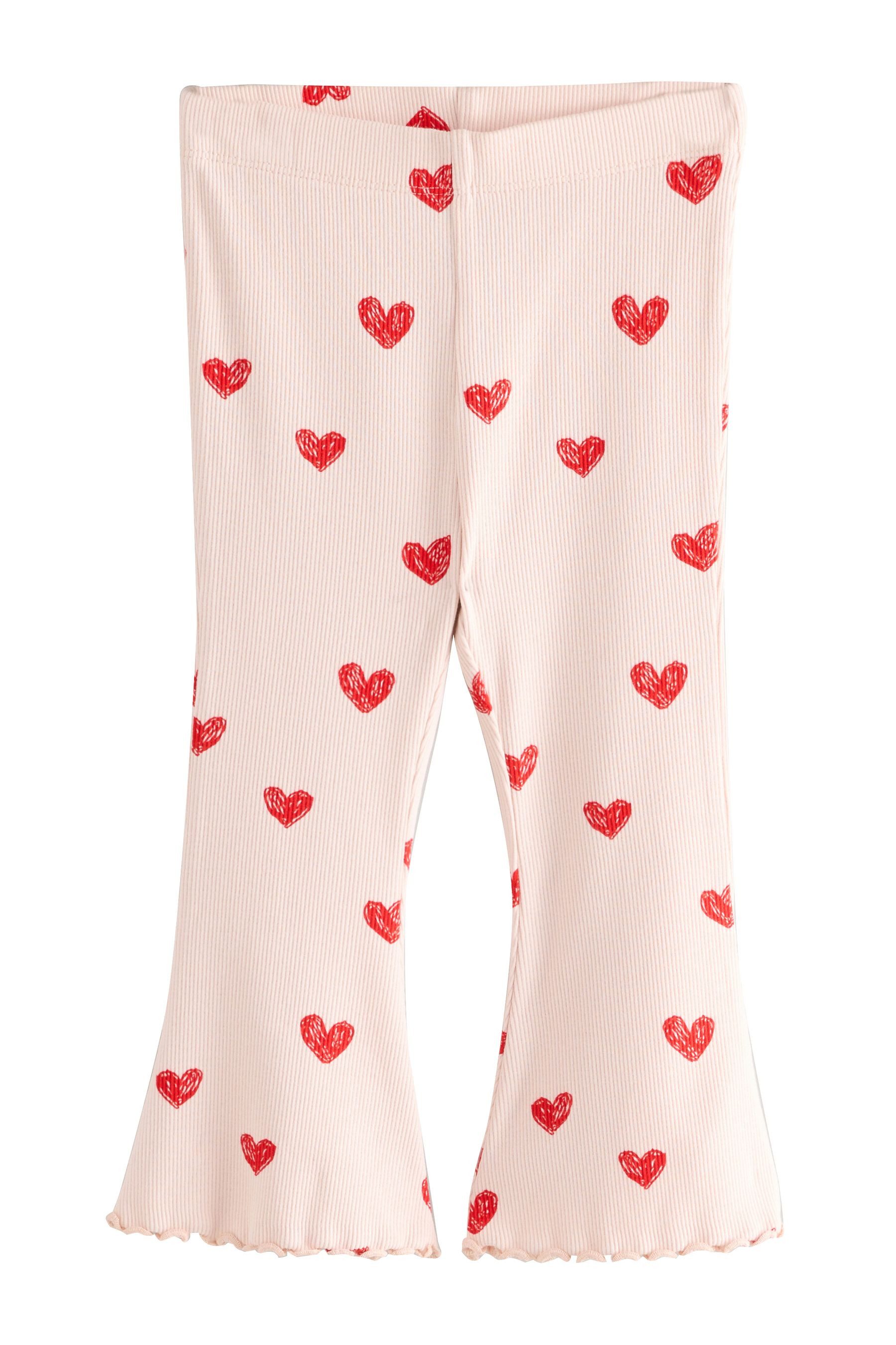 Next Leggings Gerippte Leggings mit ausgestelltem Bein (1-tlg)