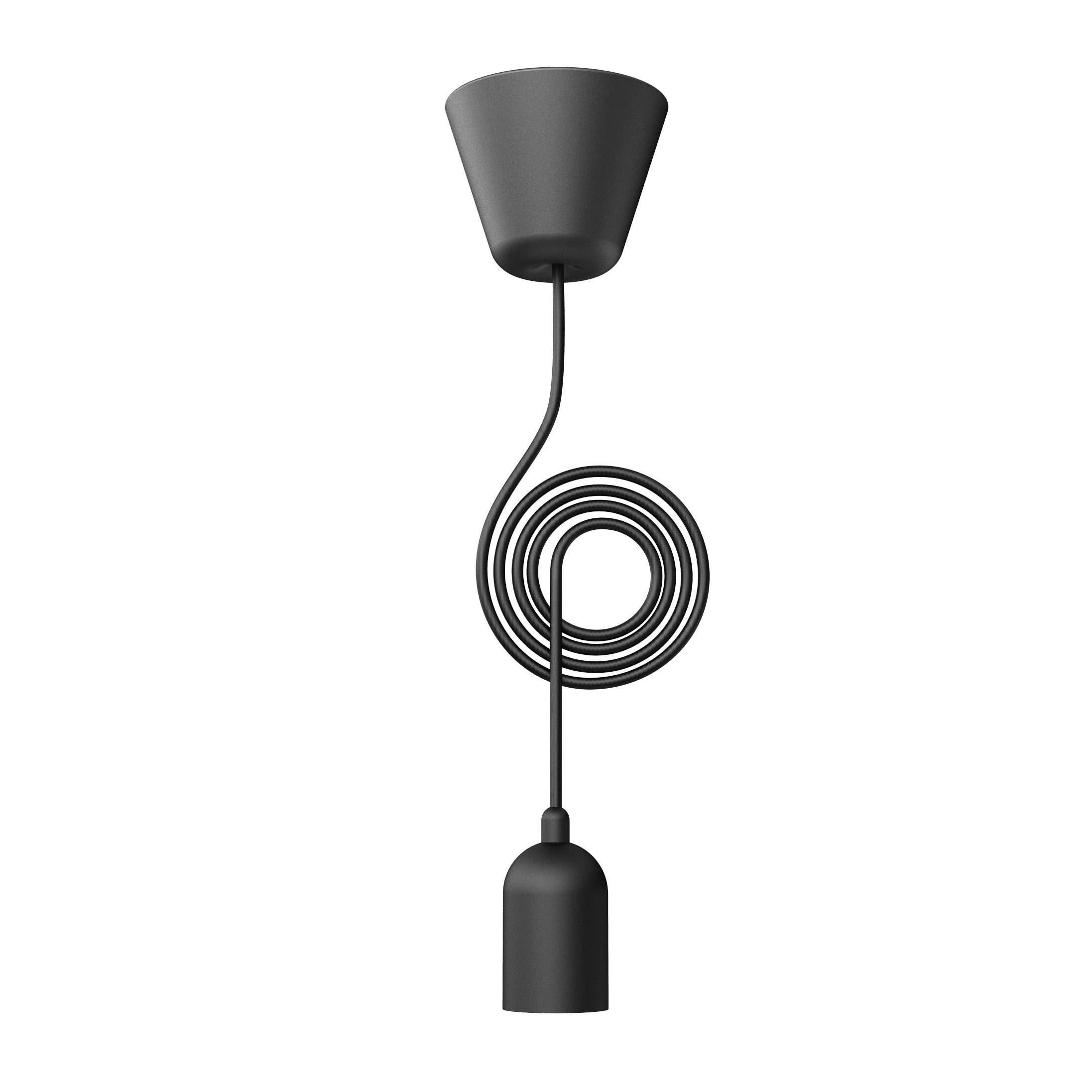 Nordlux Pendelleuchte Funk Pendelaufhängung suspension, ohne Leuchtmittel, Pendelaufhängung schwarz